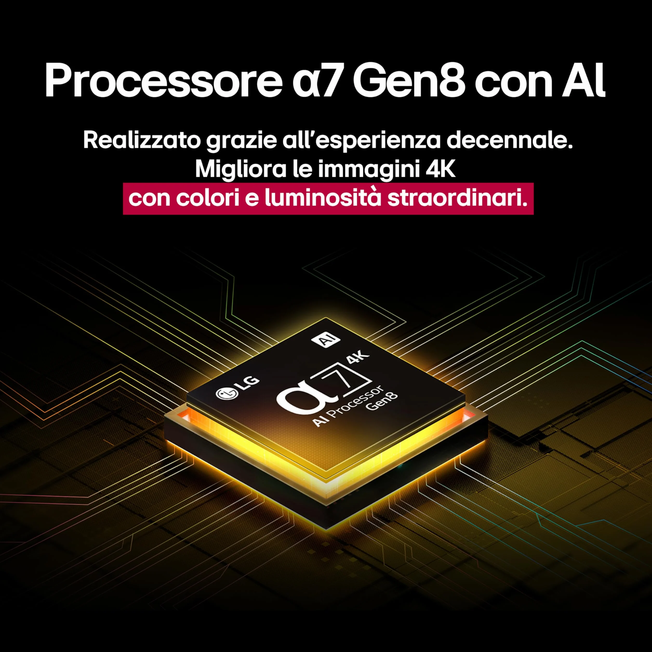 LG QNED AI QNED70 Smart TV 55 pollici 4K, Processore α7 Gen8, Dynamic QNED Color, webOS con AI e telecomando puntatore AI, Gaming con VRR 4K@60Hz, 55QNED70A6A 2025