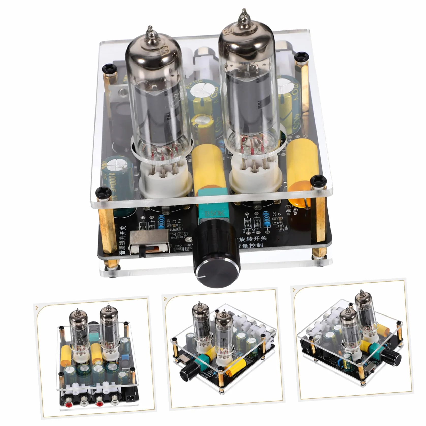 SECFOU Preamplificatore Valvolare per Giradischi, Home Theater Fai da Te