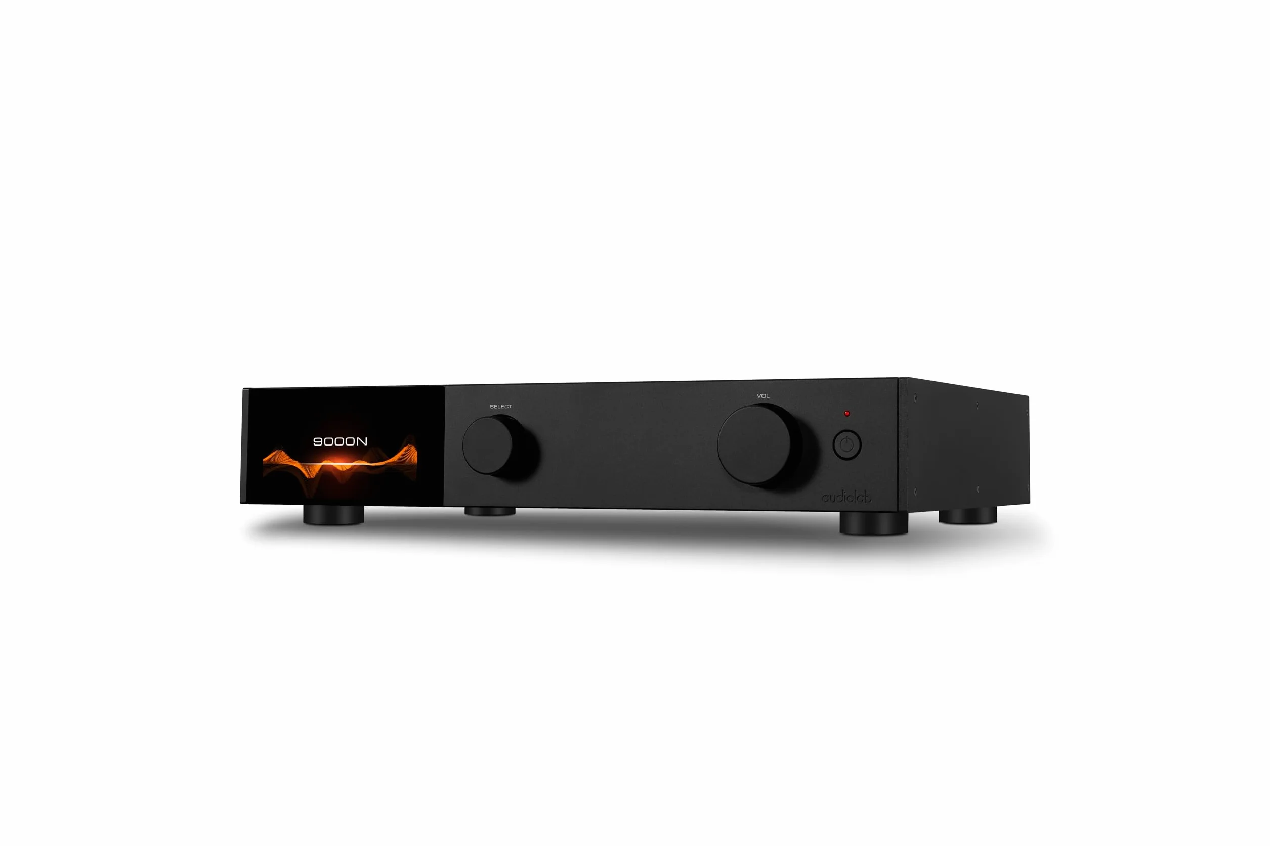 Audiolab Lettore di rete wireless 9000N - Lettore di rete wireless - Streaming di alta qualità, trigger 12V - Nero