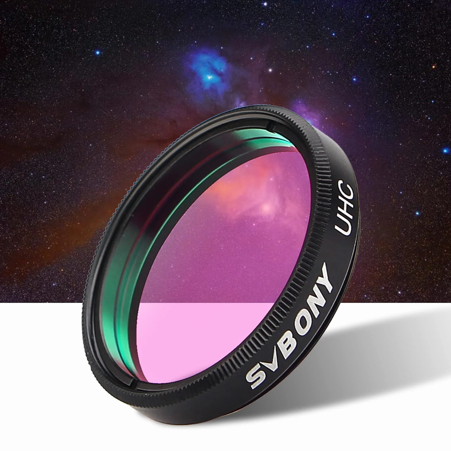 Svbony UHC, filtro telescopico da 3,2 cm, ad alto contrasto, riduce l'inquinamento luminoso della città, filtro per nebulosa per osservazioni celesti e astrofotografia
