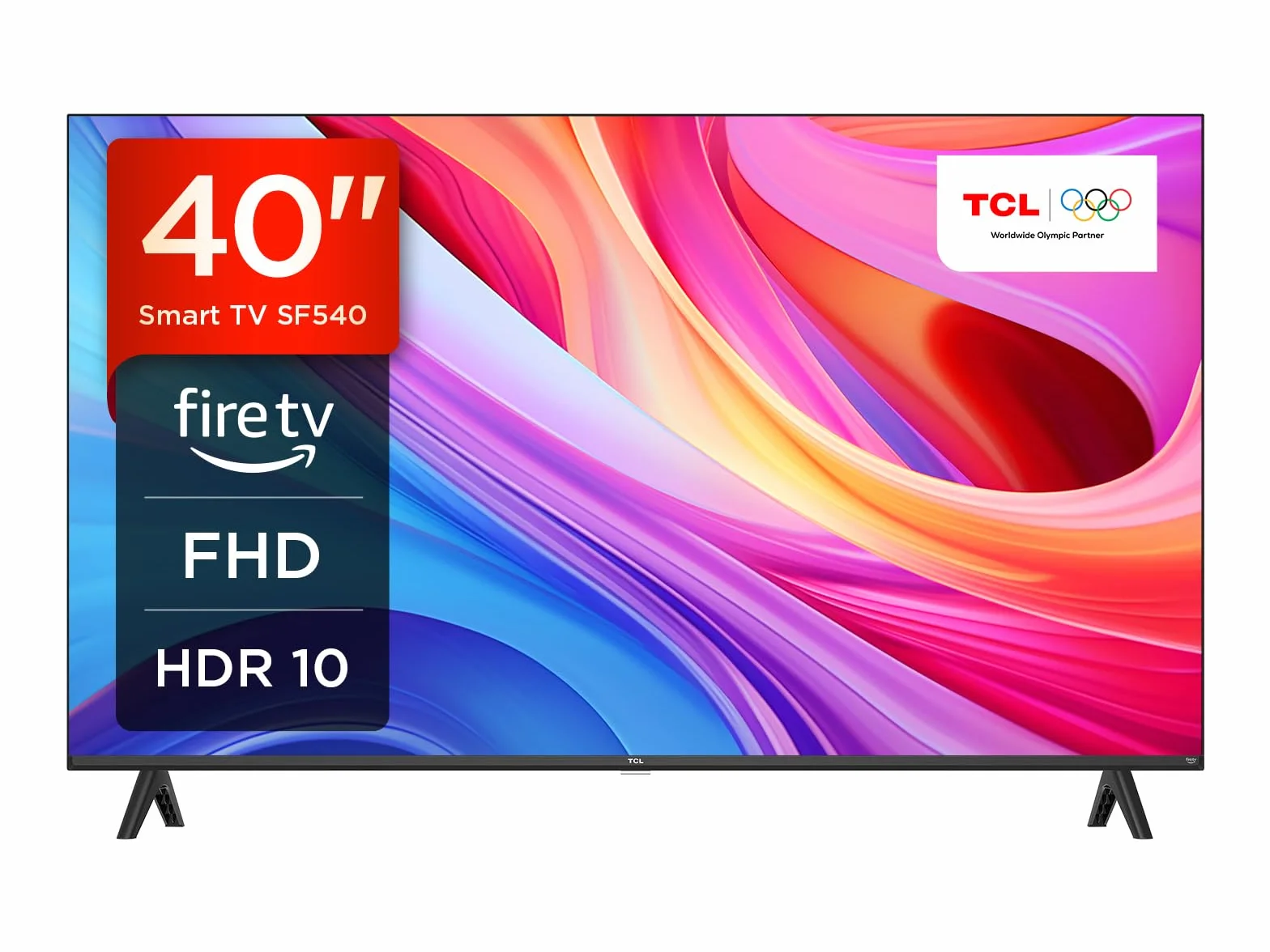 TCL 40SF540 TV 40" Full HD HDR e HLG Fire TV, Dolby Audio DTS Virtual: X, Design Bezel Less, Controllo Vocale, Bluetooth 5.0