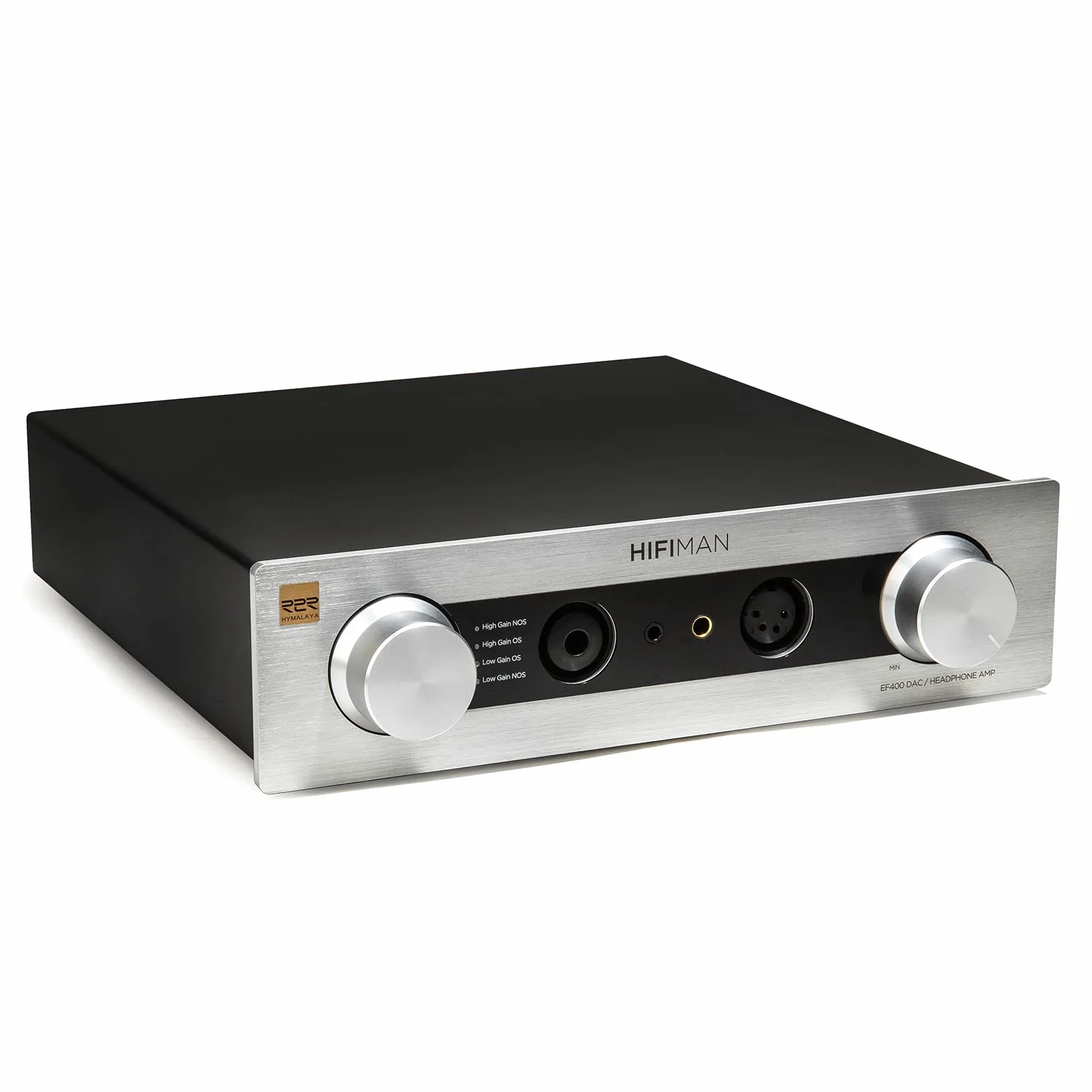 HIFIMAN DAC e amplificatore per cuffie bilanciato da tavolo EF400 con DAC Himalaya R2R, uscita 3,5/4,4/6,35 mm per audio domestico, argento