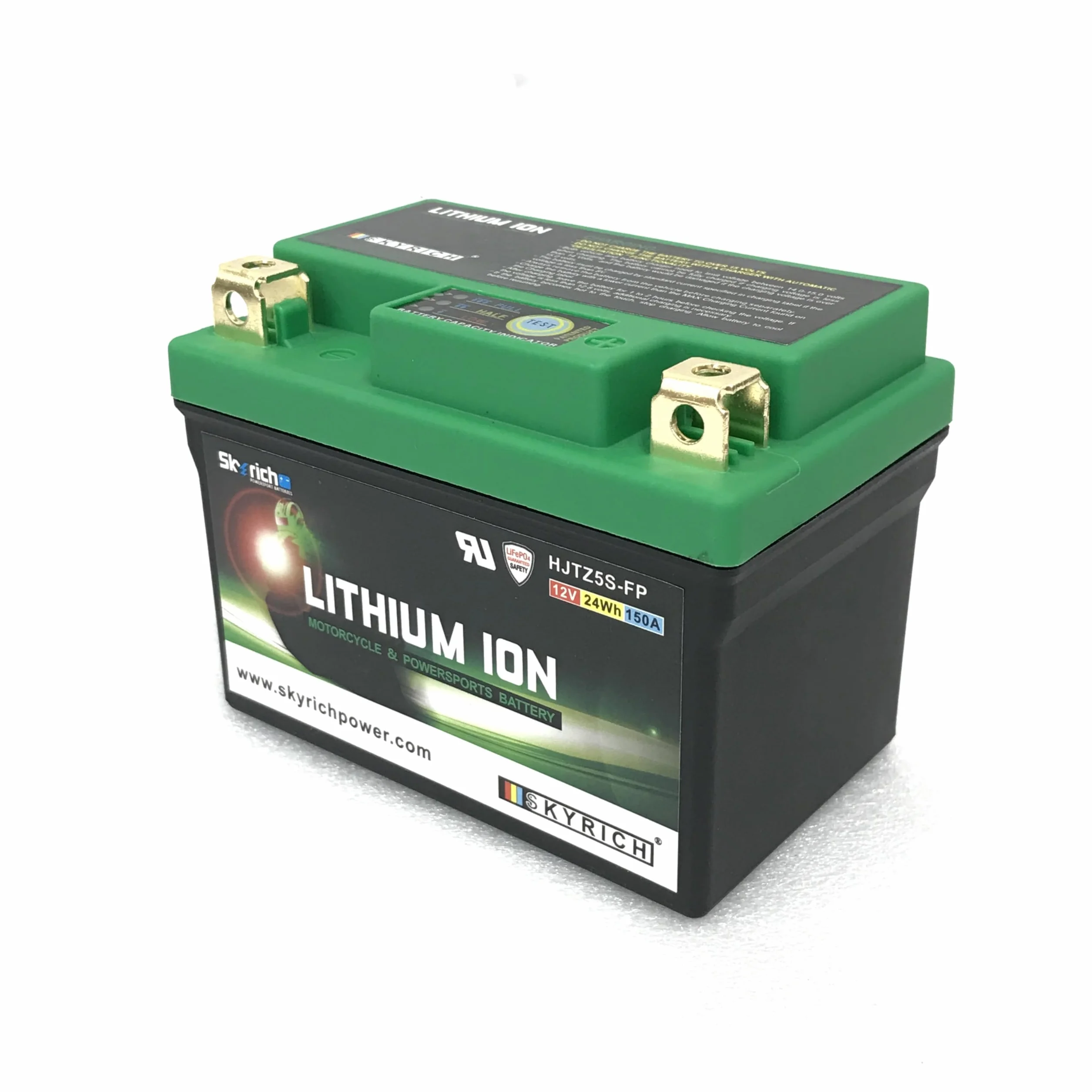Skyrich HJTZ5S-FP Batteria ricaricabile industriale Litio 12 V 24 Wh 120 A