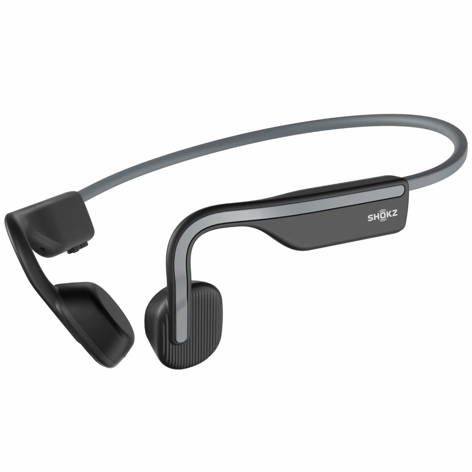 SHOKZ OpenMove cuffie a conduzione ossea Bluetooth 5.1, audio open-ear chiaro, fino a 6 ore autonomia, leggere 29g, IP55 resistenti a acqua e sudore, ideali per corsa, sport e uso quotidiano, Grigio