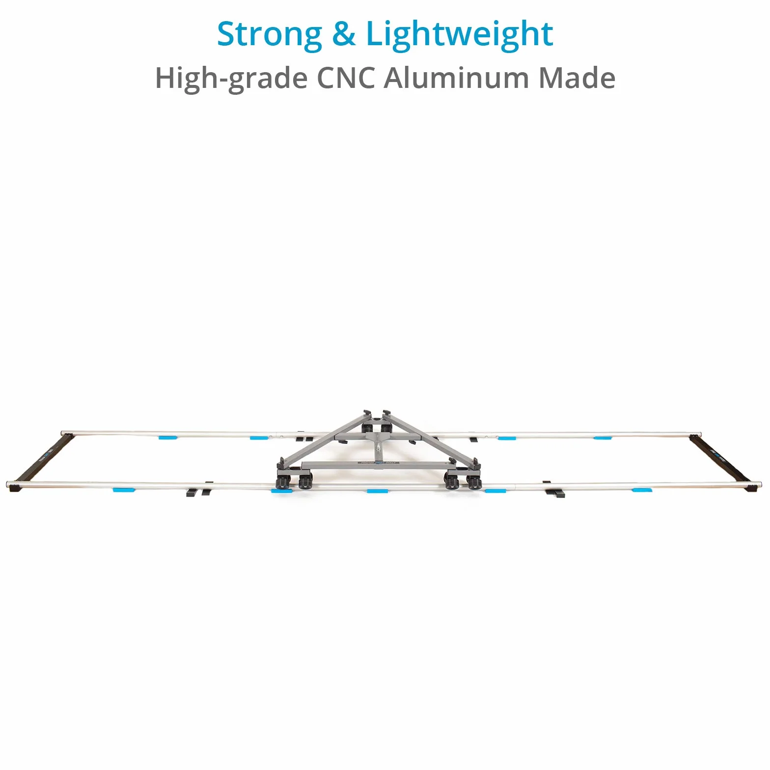 PROAIM 12ft Dritto Alluminio Camera Dolly Track. Distanza dal centro- 28". Diametro-32mm. Carico utile fino a 400kg / 882lb. (P-TRK-12)