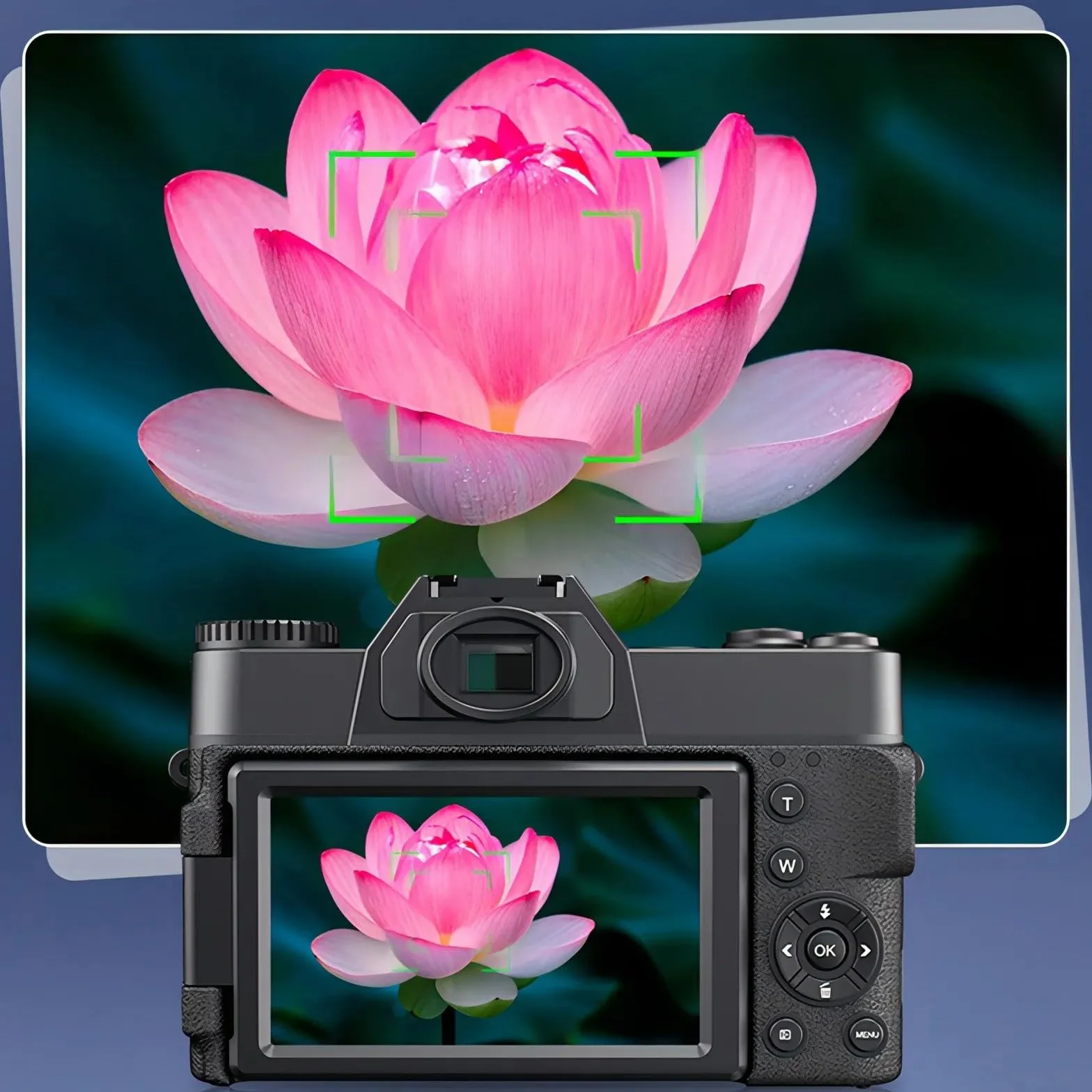 Korons Fotocamera Digitale(Black,32GB)