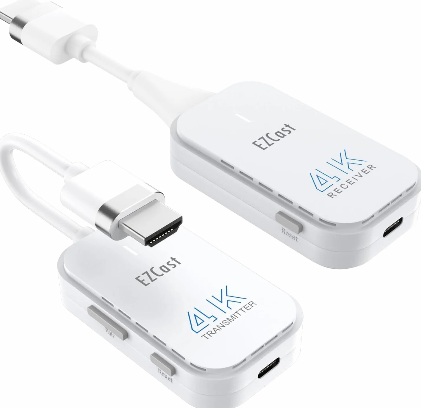 EZCAST Pocket 4K Wireless HDMI Trasmettitore e ricevitore per mirroring video/audio di PC, laptop, proiettore