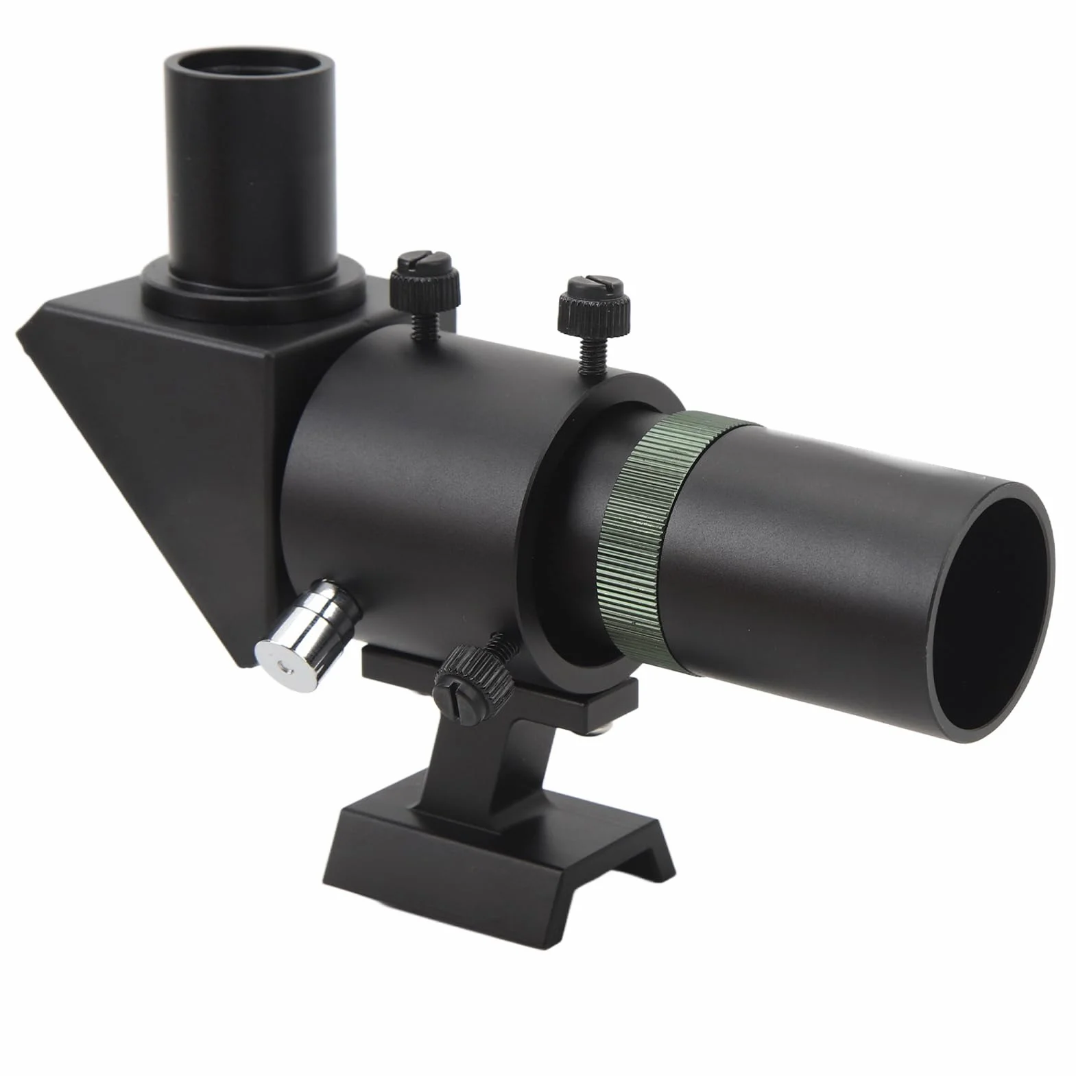 Mirino Ottico 6X30, Mirino Ottico Ad Angolo Retto 120 Mm Focale FMC con Rivestimento Multistrato con Staffa per Telescopio Astronomico