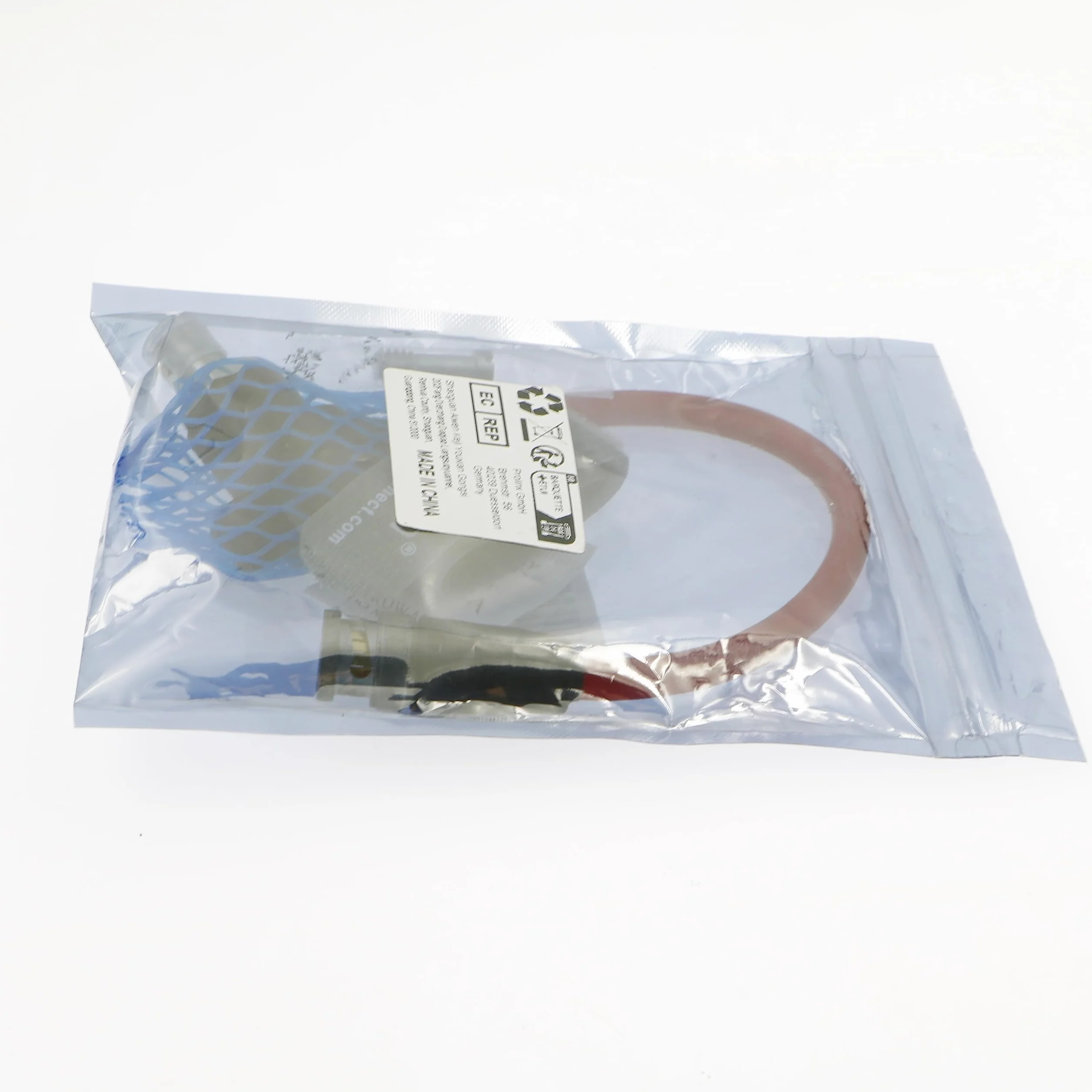 Uonecn Cavo Protettivo HD SDI 12G con Isolatore Galvanico BNC Maschio a BNC Femmina Angolato per RED Komodo Camera 20cm rosso