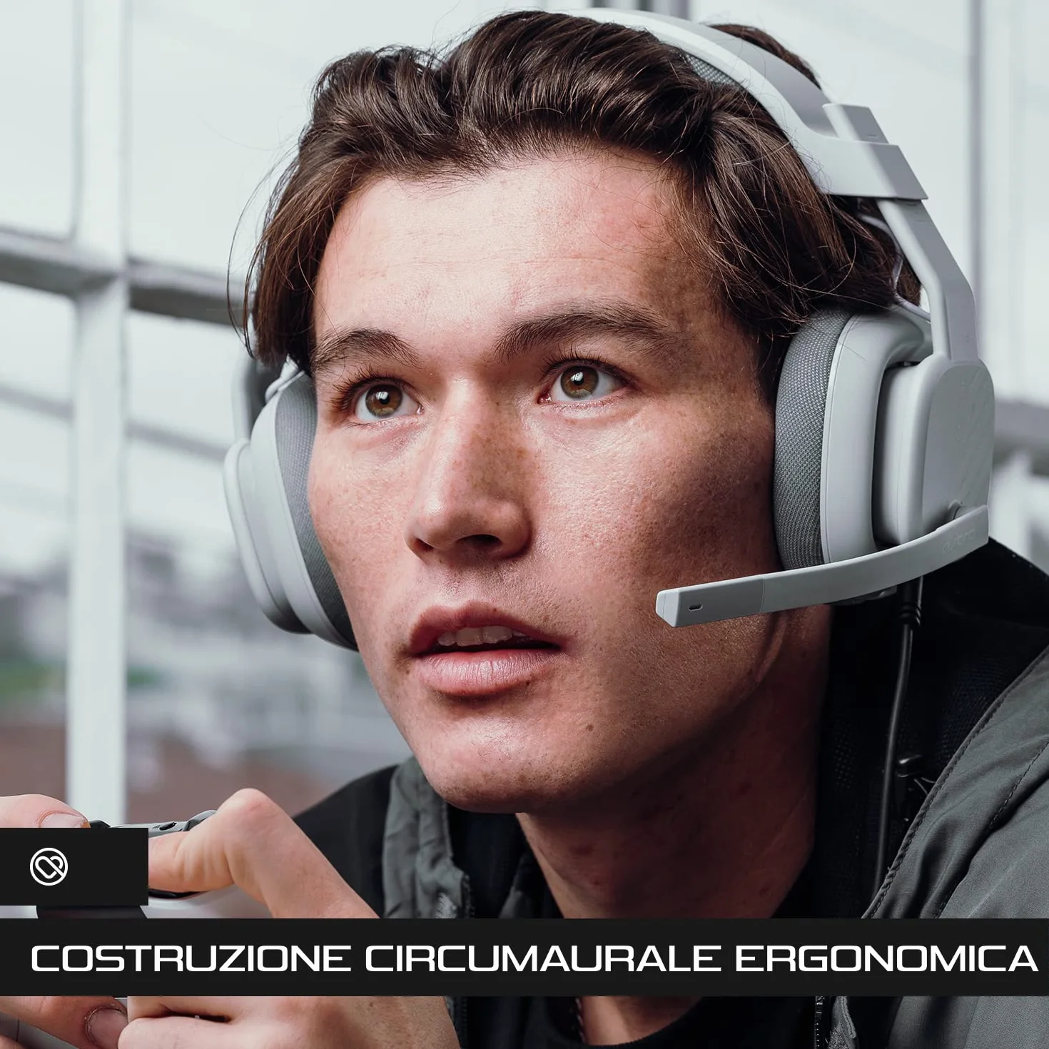 ASTRO A10 Cuffie Gaming Cablate Gen 2, Cuffie da Gioco Over-Ear con Microfono Flip-to-Mute, Leggere, Driver 32 mm, Compatibile con Xbox Series X|S, Xbox One, PS5, PS4, Nintendo Switch, PC - Grigio