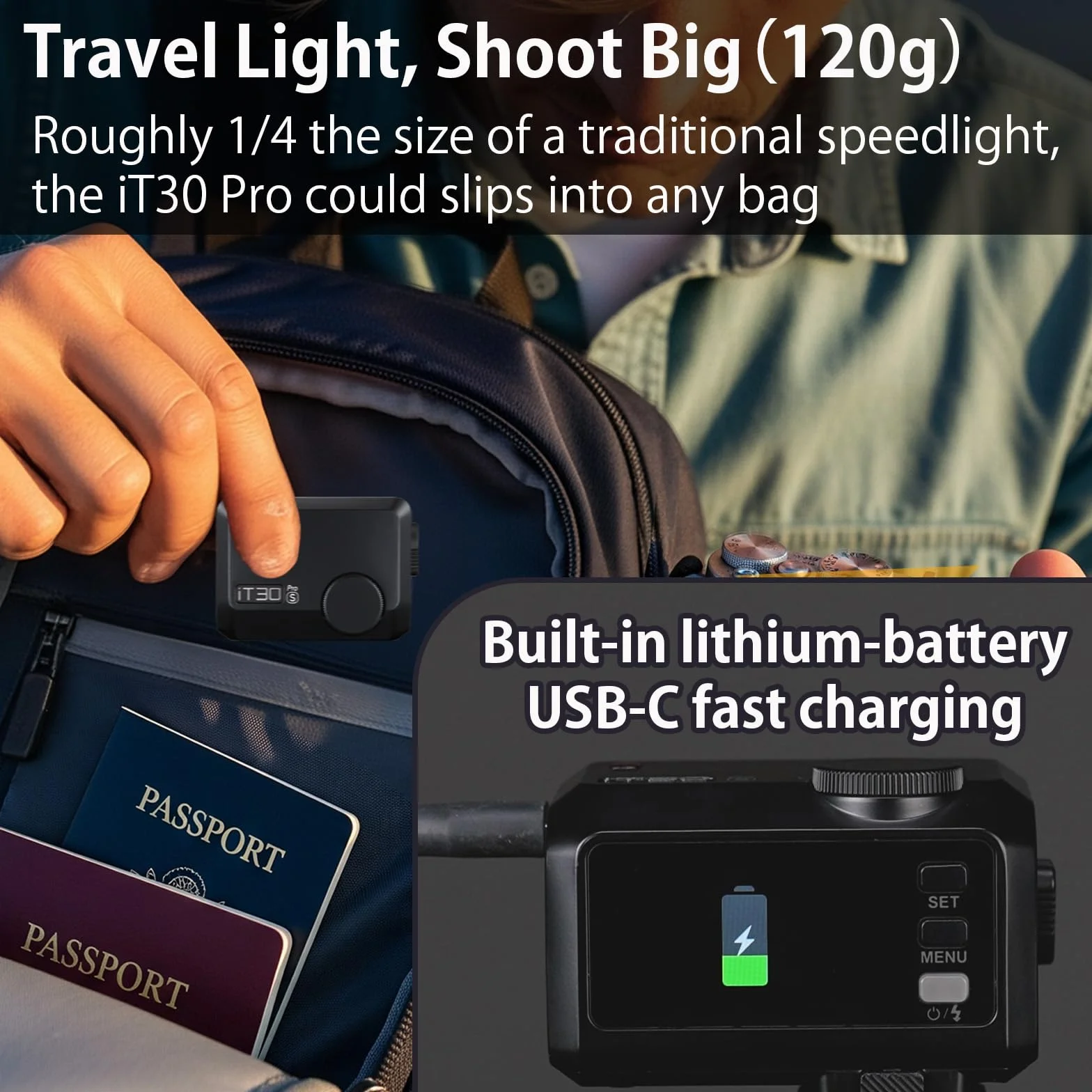 Godox IT30Pro C Speedlite TTL HSS 1/8000s do Canon EOS