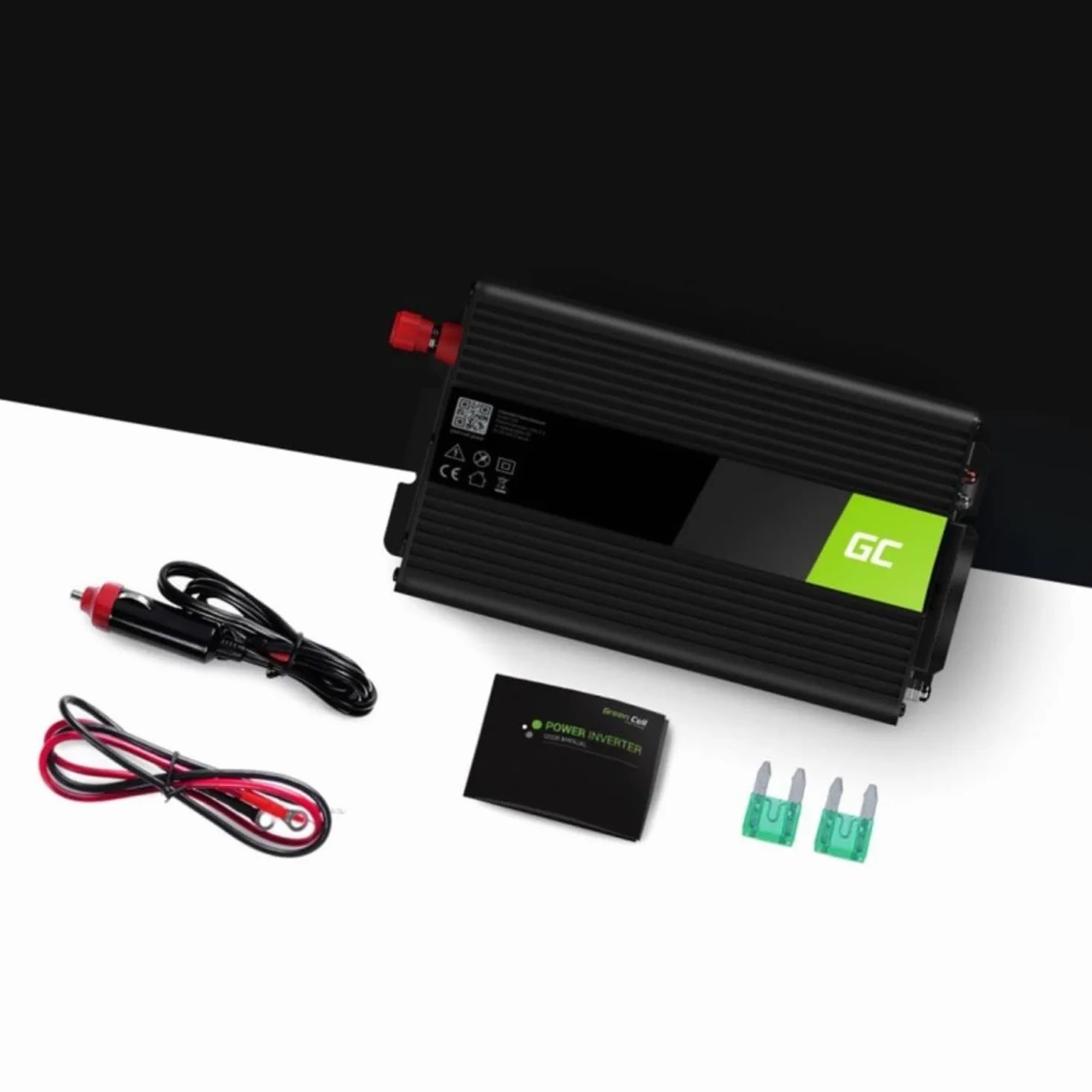 Green Cell 300W/600W 12V 220V/230V Onda Pura Inverter Invertitore di Tensione Fotovoltaico per Camper Auto Convertitore di Potenza