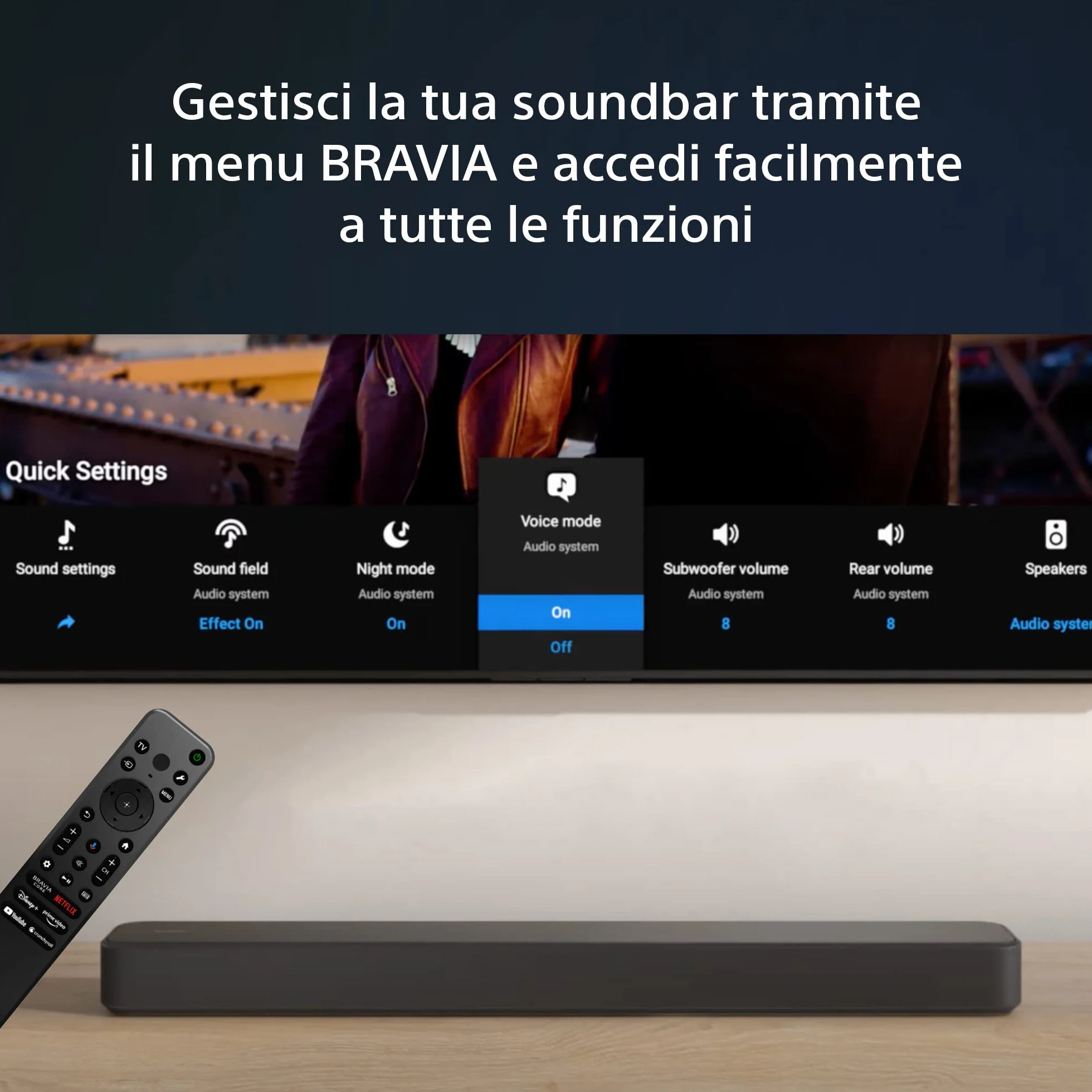 Sony HT-S2000 Soundbar Dolby Atmos 3.1 Canali Bluetooth