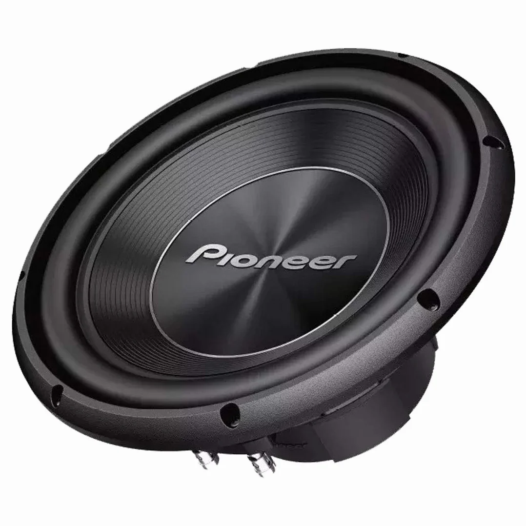Pioneer Subwoofer TS-A300S4 con bobina mobile per installazione in custodia (1.500 W), membrana IMPP da 30 cm/12", per un suono potente, potenza di uscita continua 500 W, nero