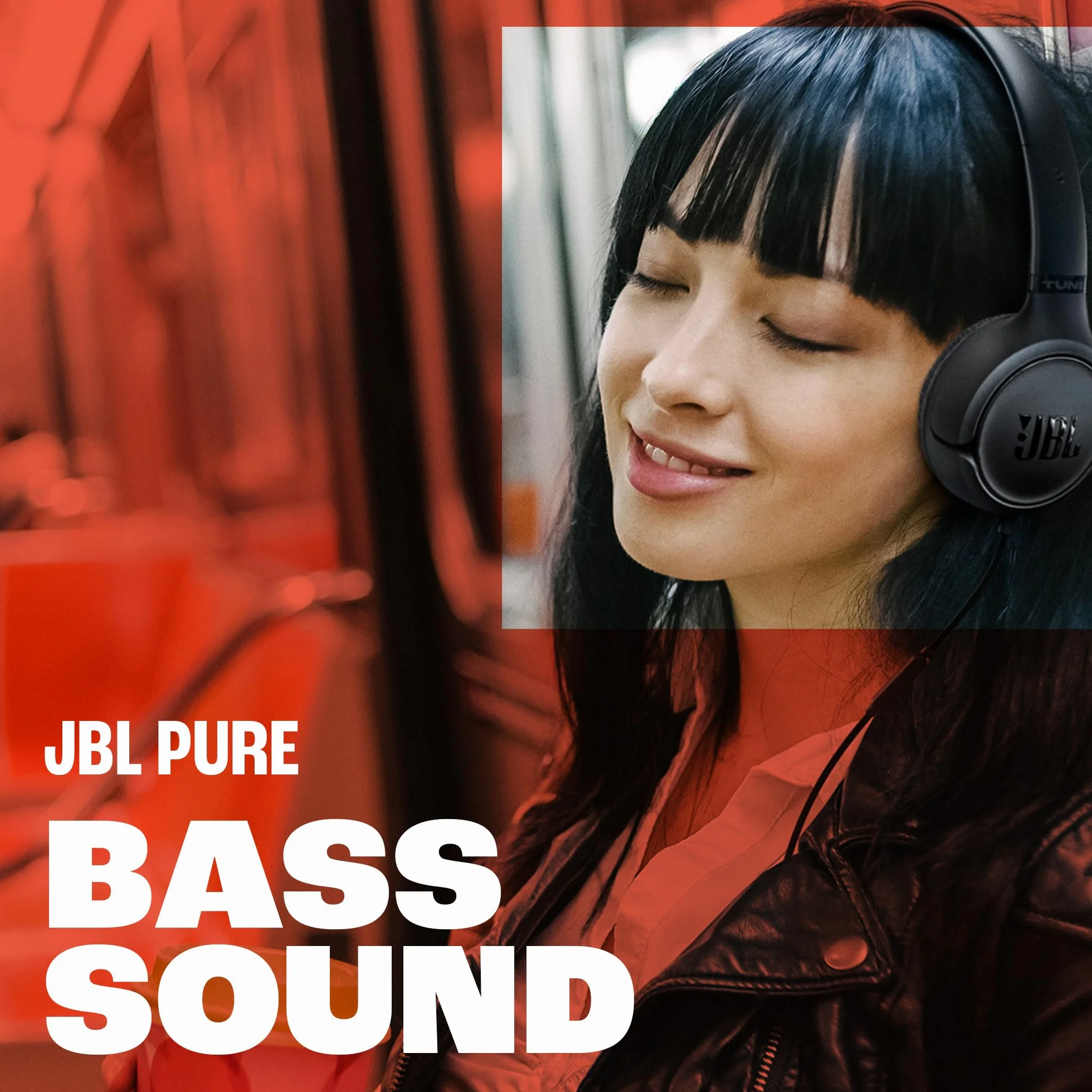 JBL Tune 530 Cuffie con Filo On Ear, Microfono, Suono JBL Pure Bass, Preimpostazioni EQ, Design Pieghevole e Cavo Anti-Groviglio, Nero