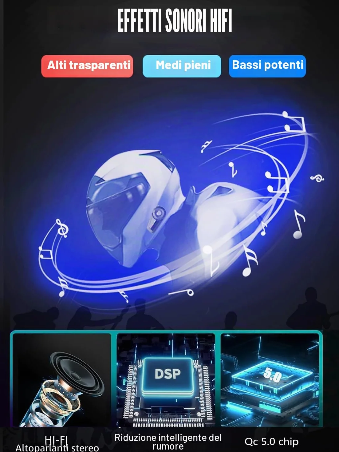 MAXTO Cuffie Bluetooth per moto, interfono a rete, 1000 m 8 piloti, sistema di comunicazione per moto,CVC+DSP cancellazione del rumore, condivisione musica,IP67 impermeabile(2 Pezzi)