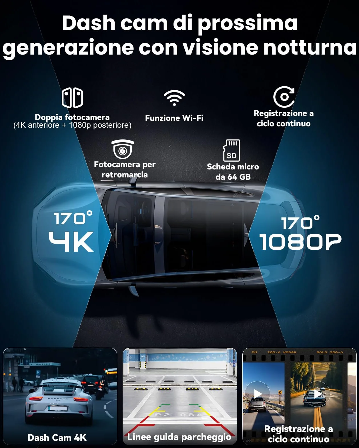 Schermo per Auto 10,26", Schermo Carplay Portatile Wireless per A-pple CarPlay & Android Auto con Tablet Auto Touchscreen IPS, GPS, Controllo Vocale, Bluetooth, Mirror Link, FM, AUX