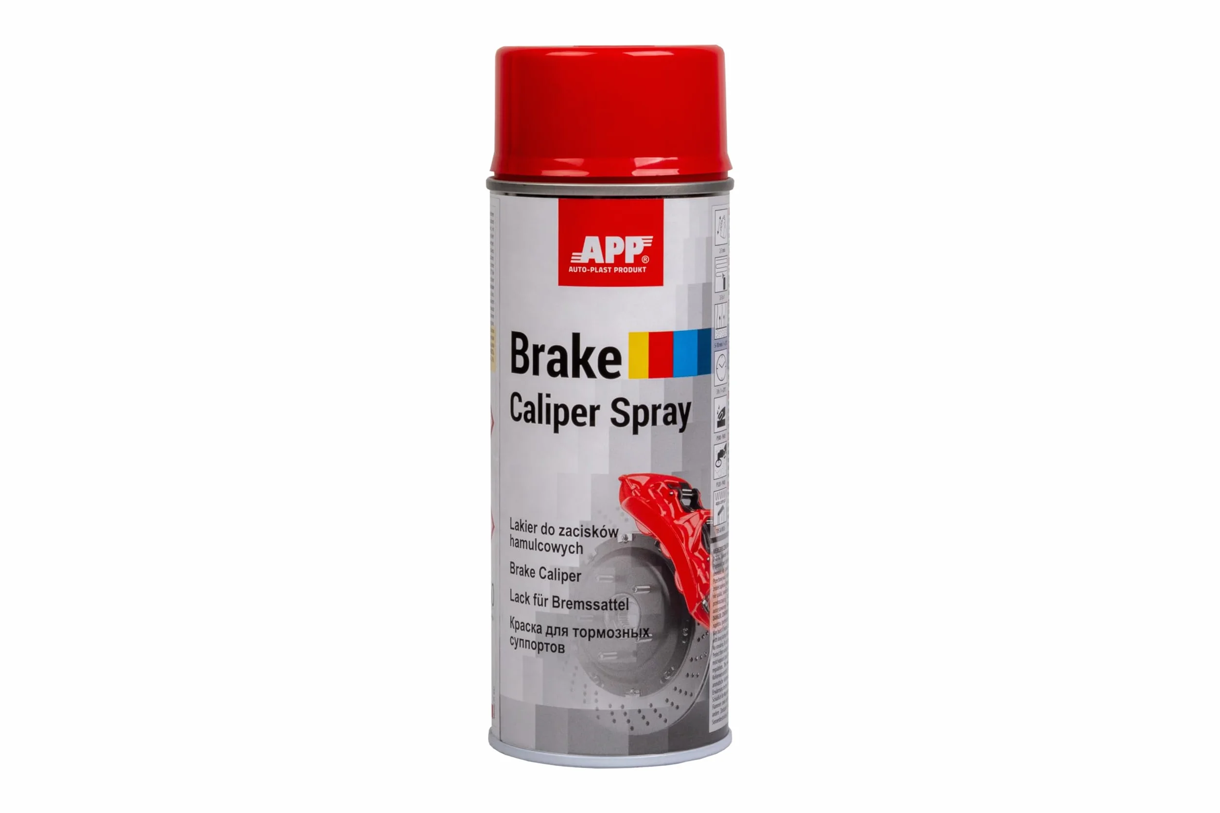 APP Brake Caliper Spray Rosso 400 ml Vernice Pinze Freni Auto Resistente al Calore