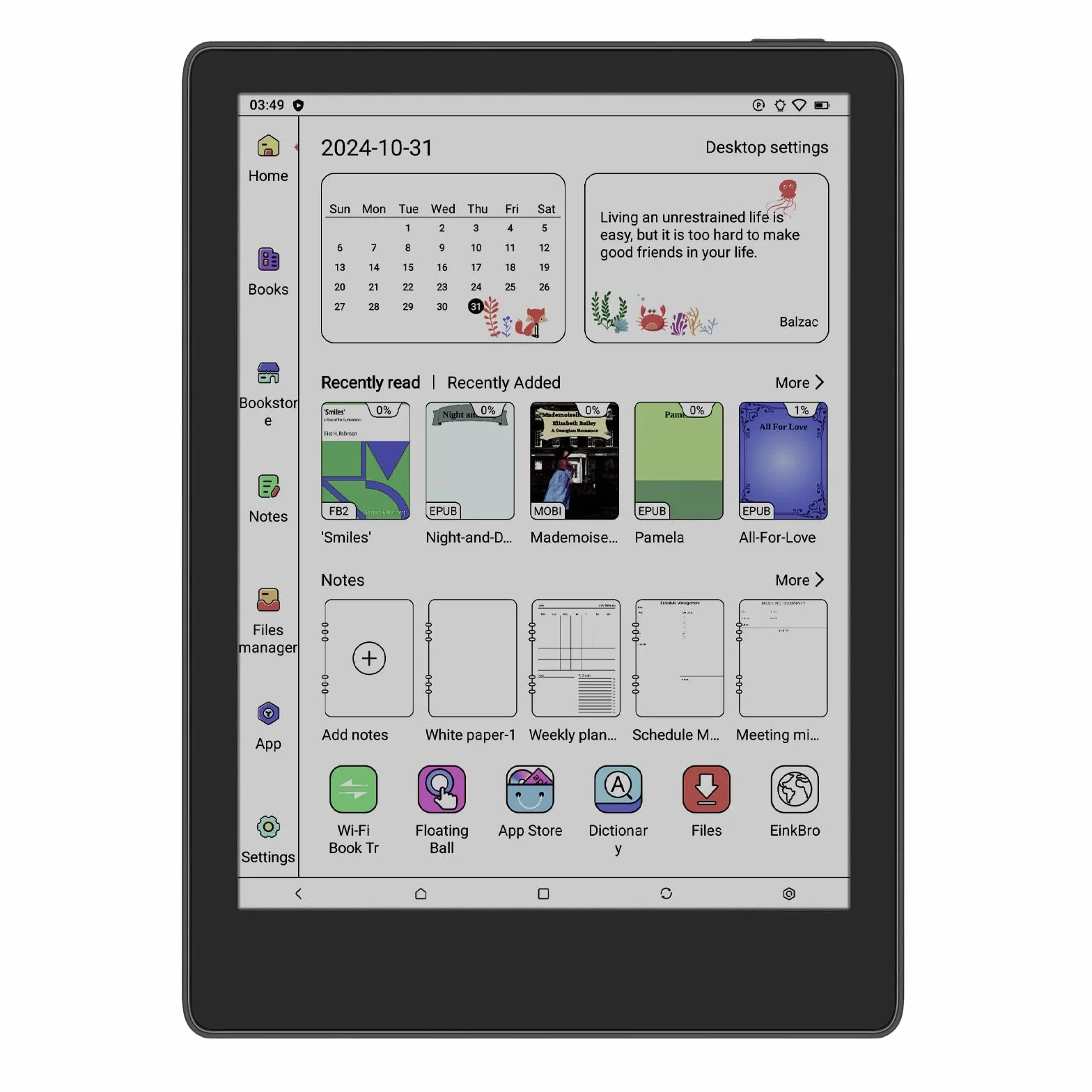 Meebook M8C E-Reader 7,8" con Android 14, Schermo Kaleido 3 300 PPI, Processore Octa-Core, 4GB+64GB, Doppio Micro/Altoparlante, Google Play Store, Stilo, Luce Fredda/Calda