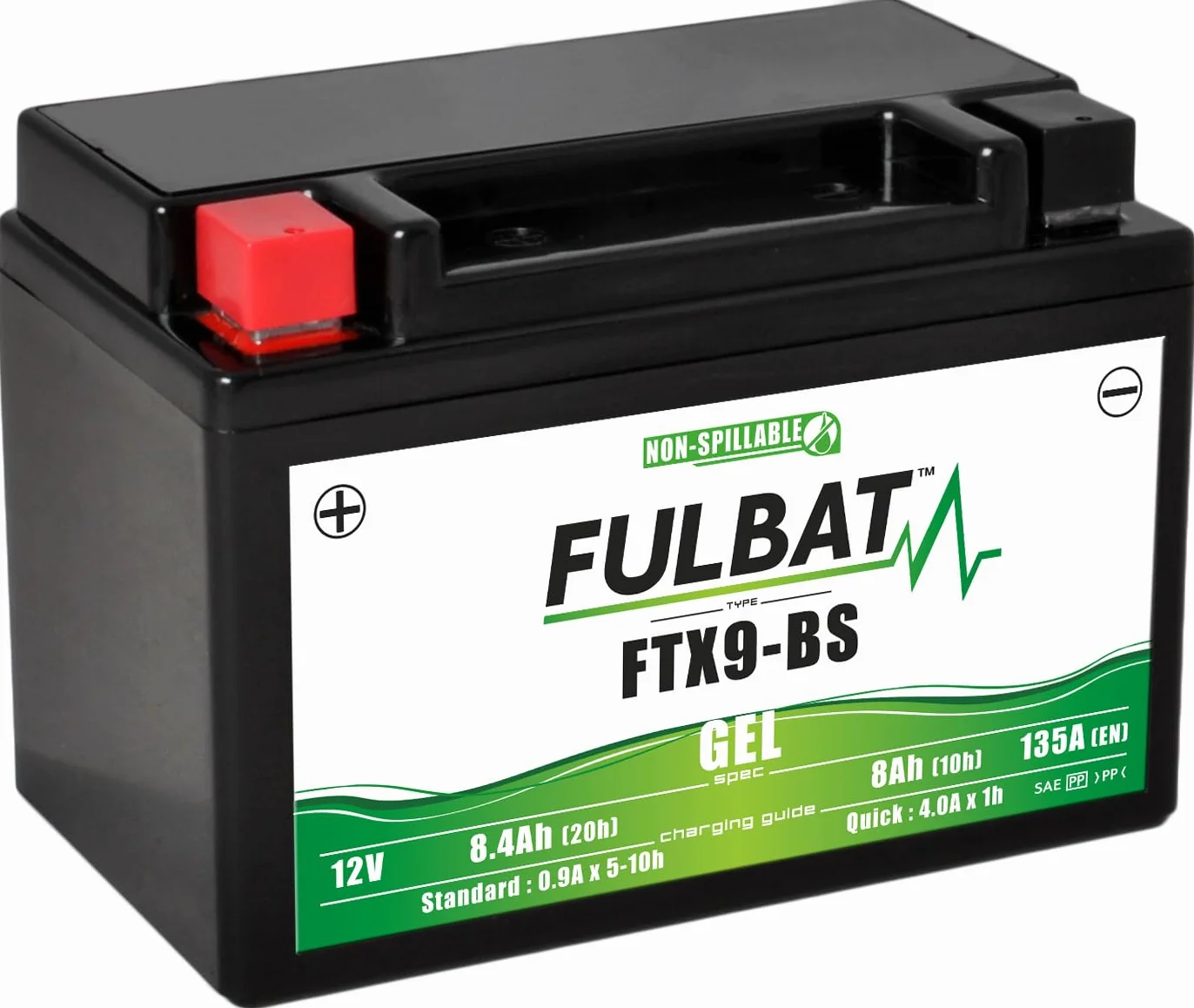 FULBAT FTX9-BS YTX9-BS Batteria moto Gel 12V 8,4Ah 135A