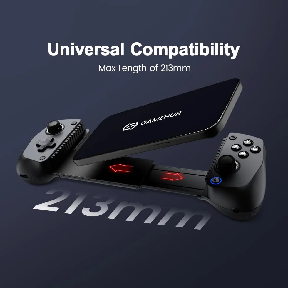 GameSir X5s Controller di Gioco Bluetooth per Smartphone per Switch 2/Android/iOS/PC – Controller con Joystick a Effetto Hall, Doppi Motori HD Rumble e Funzione Turbo – per Call of Duty, PUBG Mobile
