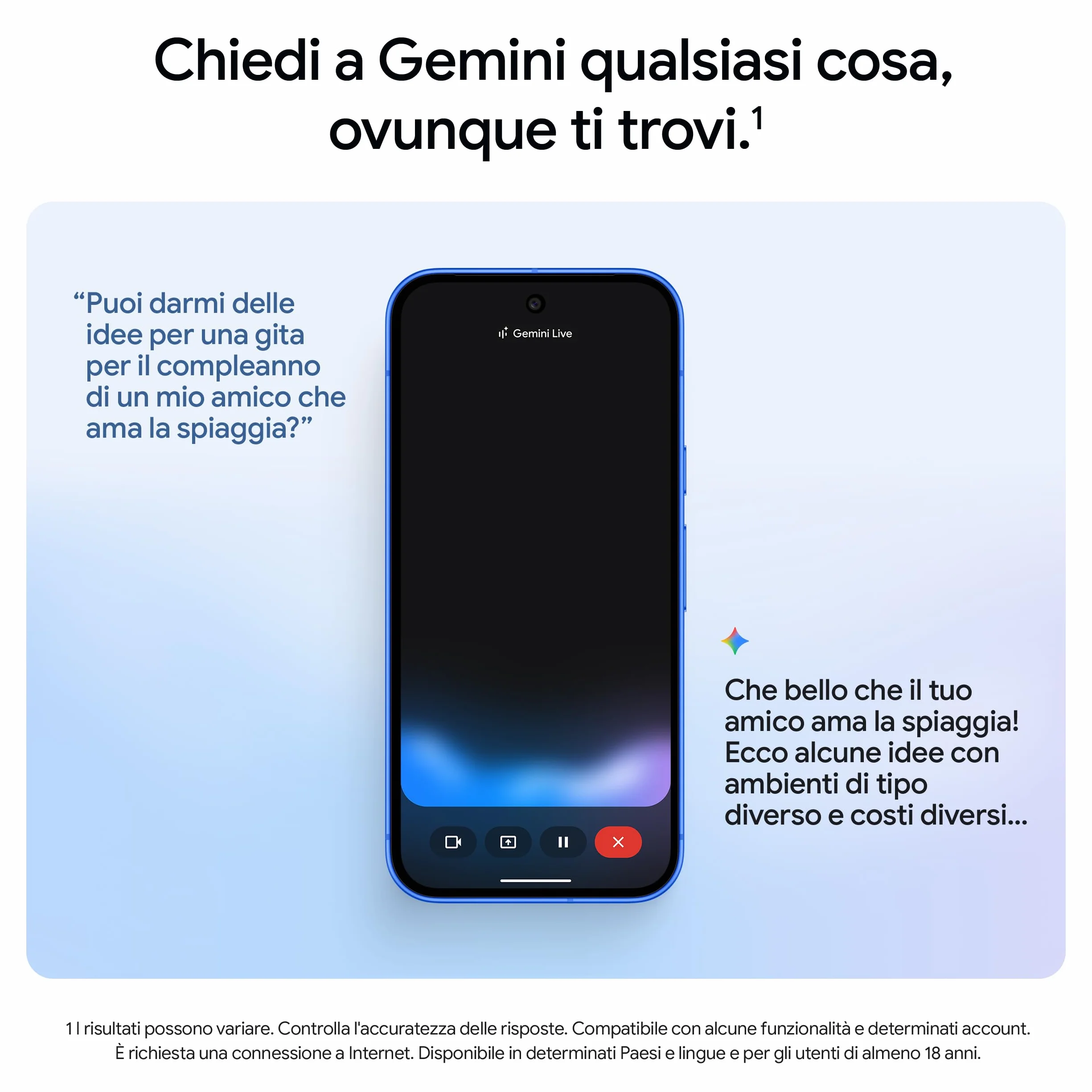 Google Pixel 10 - Smartphone Android sbloccato con Gemini, tripla fotocamera posteriore avanzata, autonomia di 24 ore e display Actua 6,3" - blu indaco, 128GB