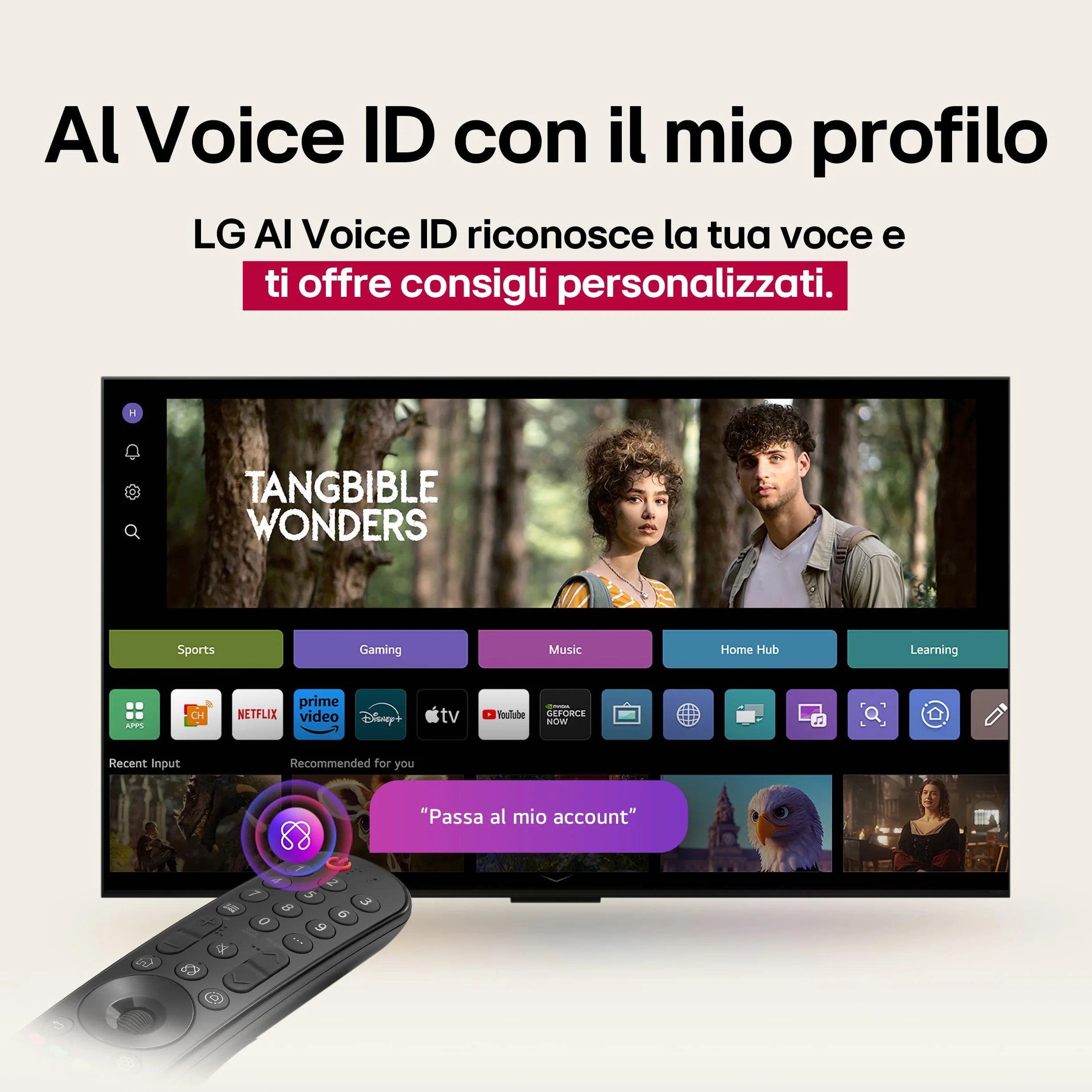 LG QNED70 Smart TV 50 pollici 4K, Processore α7 Gen8, Dynamic QNED Color, webOS AI, Gaming VRR 4K@60Hz