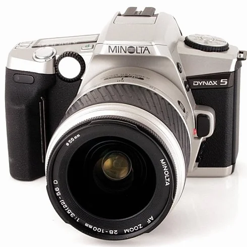 Minolta Dynax 5 35 mm per fotocamere SLR con obiettivo 28 – 100 mm (d)