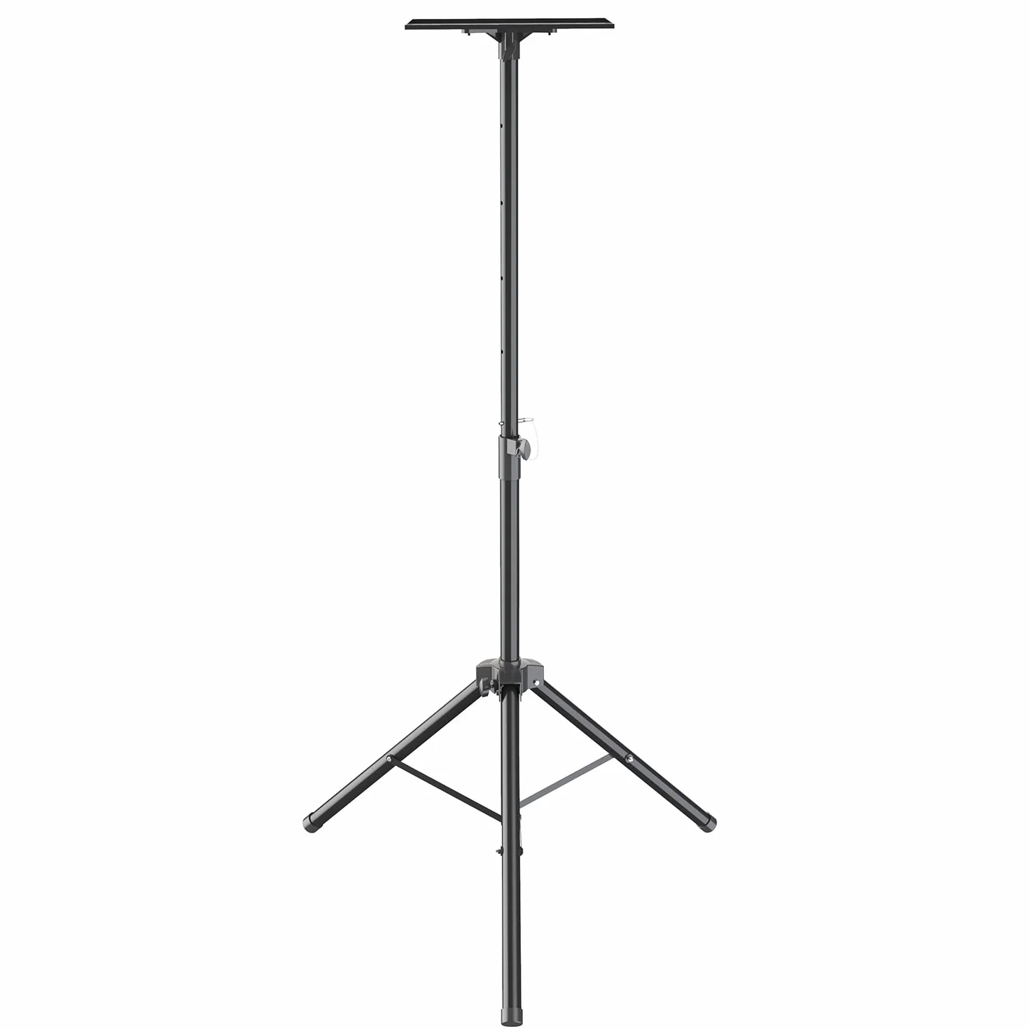 Maclean MC-953 Supporto per proiettore portatile e regolabile Stand in acciaio, regolabile in altezza 108-185 cm Supporto da Pavimento Regolabile