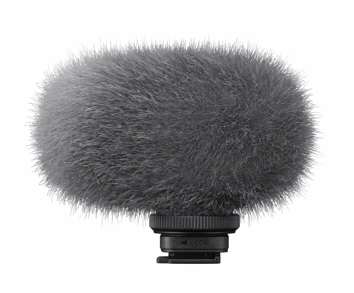 Sony Microfono Shotgun ECM-G1 (senza cavi e batteria), Nero
