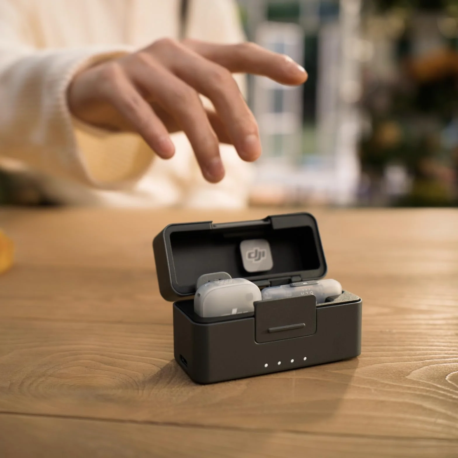 DJI Mic Mini 2 microfono wireless lavalier professionale per iPhone Android PC vlog live streaming