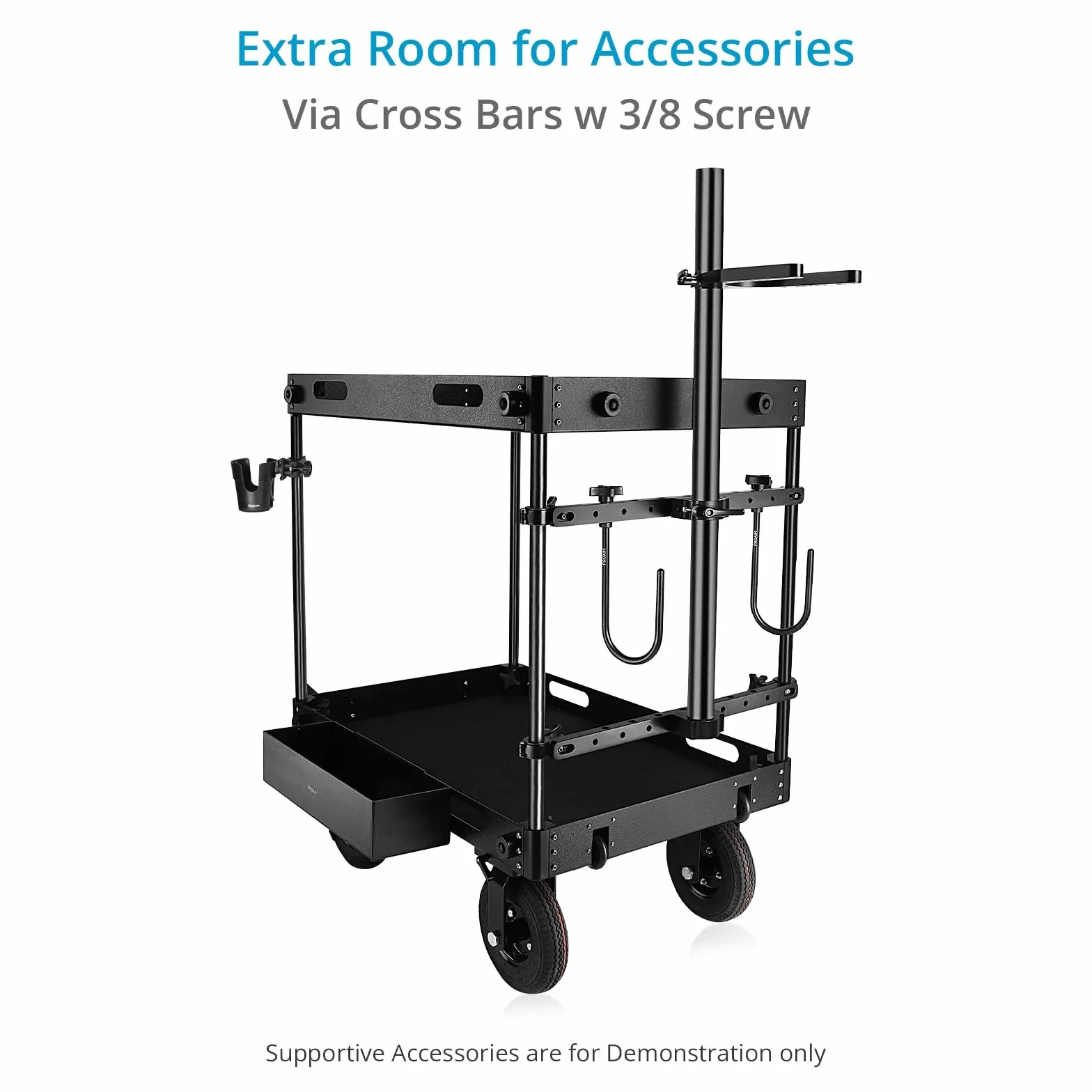 Carrello per videocamera Proaim bowado pro 36 pollici per produzione video per registi, videomaker e fotografi (CT-BWDO-PRO-36)