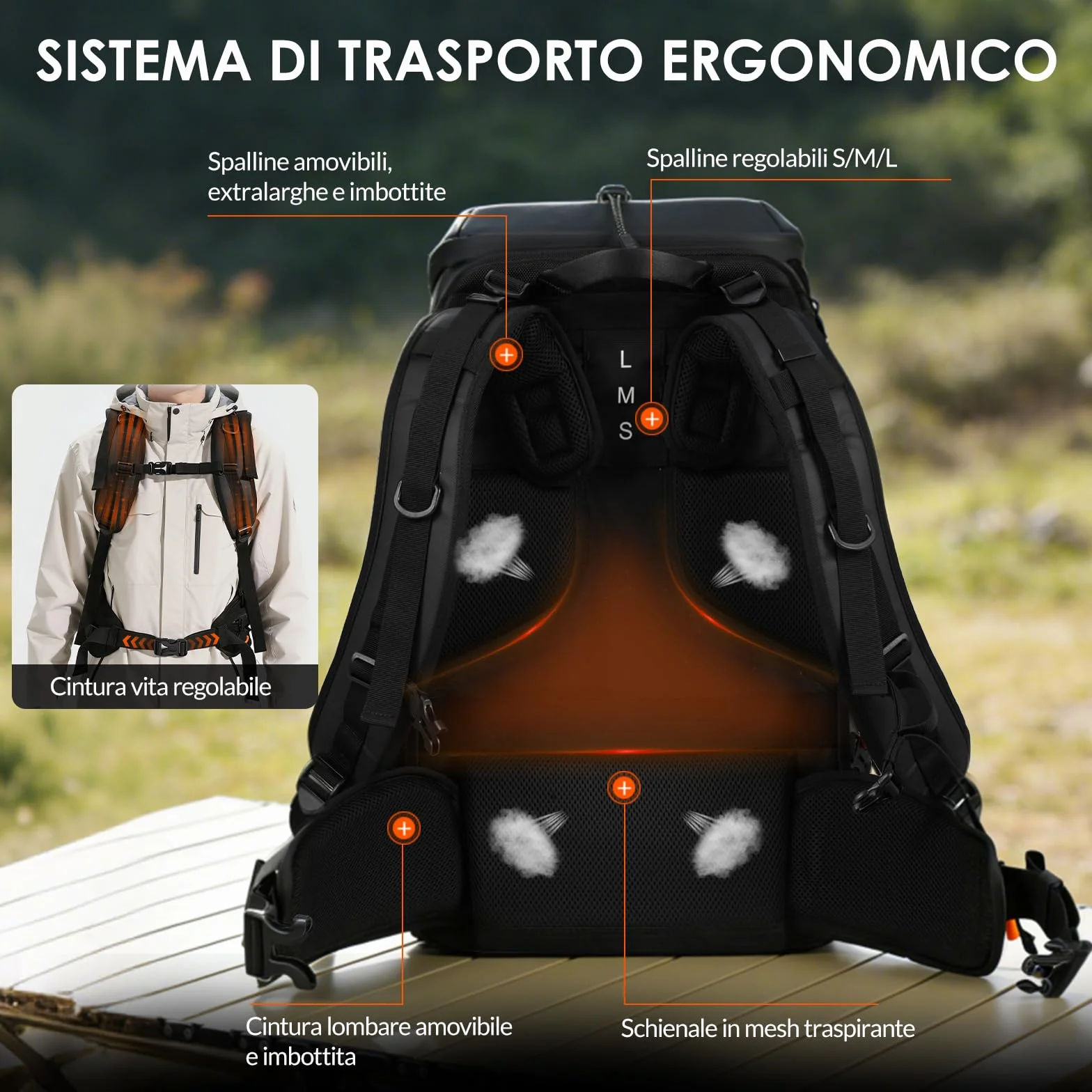 TARION Zaino per Drone FPV e macchina Fotografica: Zaino Professionale Impermeabile per Fotocamera Borsa Fotografica per Quadricottero da Corsa FPV Accessori per il Controllo Remoto