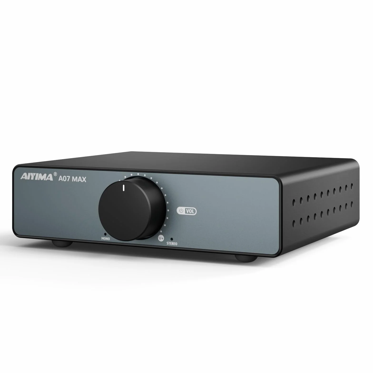 Amplificatore Hi-Fi AIYIMA A07 MAX 2 CH 300 Wx2 TPA3255 mini amplificatore di potenza in classe D Amplificatore desktop mono stereo collegabile a ponte 600 Watt con uscita da 3,5 mm