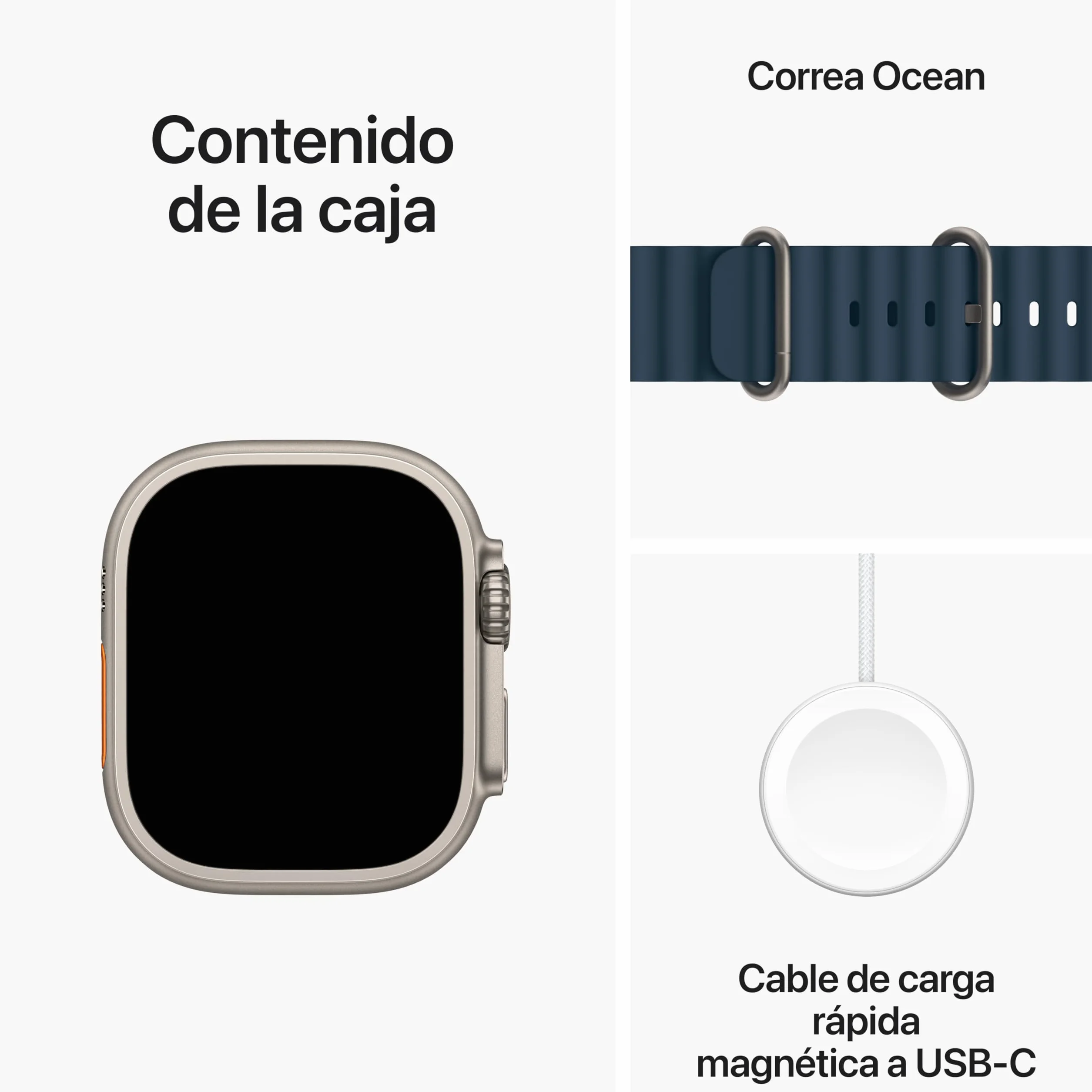 Apple Watch Ultra 2 GPS + Cellular 49mm Cassa in Titanio Cinturino Blu Oceano Ricondizionato