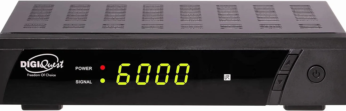 Digiquest 8010 HD DEU - Decoder satellitare Free to air DVB-S2 - funzione mediaplayer, Nero, HEVC 265 MAIN10