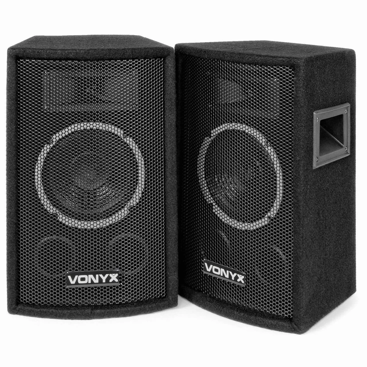 Vonyx SL6 PA Coppia di Altoparlanti da 6 Pollici 150 Watts, Altoparlanti passivi a 2 Vie per DJ, Musica, Megafonia, Presentazioni, Discorsi, Uso Domestico e/o Professionale