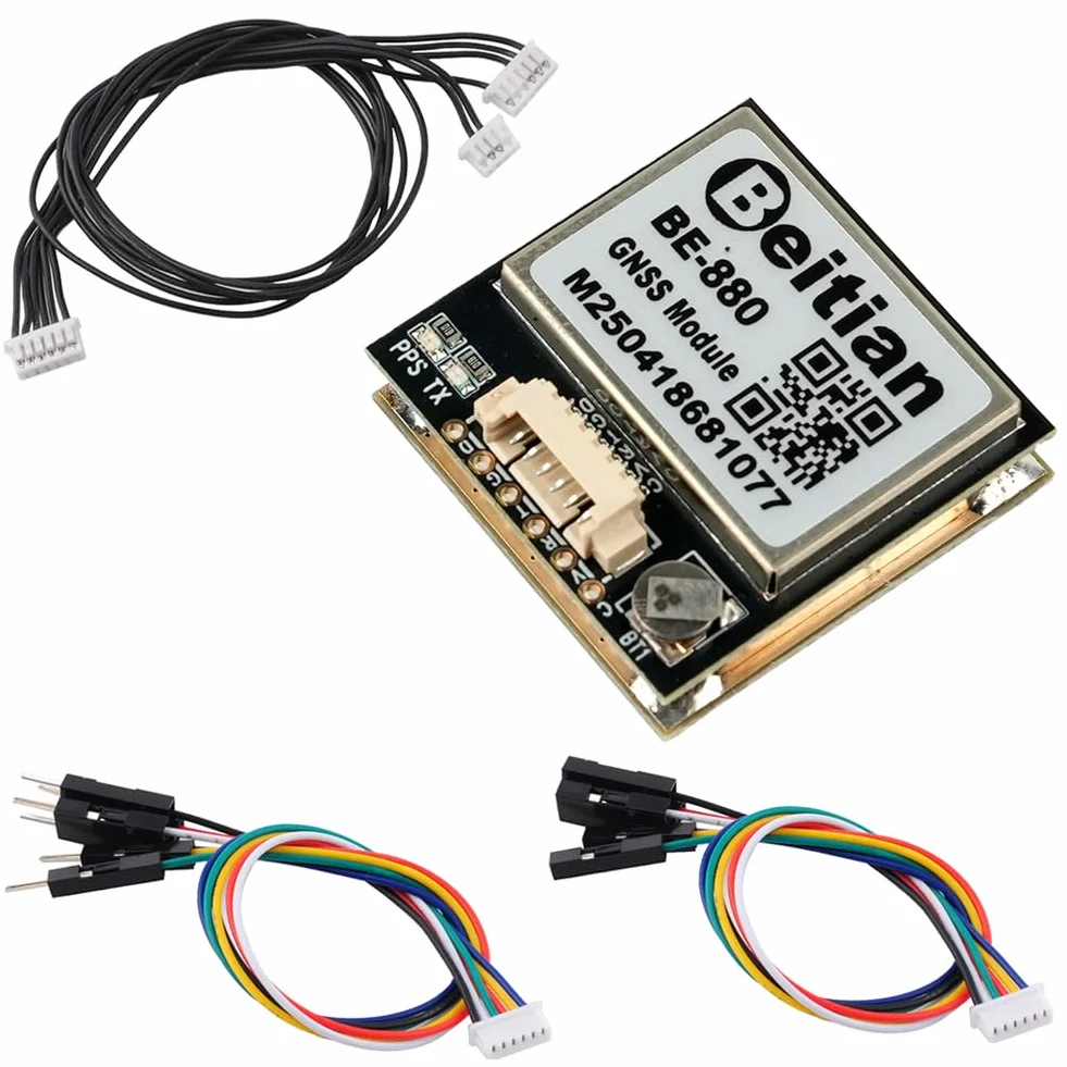 DIYmalls BE-880 GPS Ricevitore Modulo TTL IST8310 Bussola 10th Chip 115200bps per Arduino FPV Aircraft CC3D Controllo di Volo, Sostituire BN-880 GPS