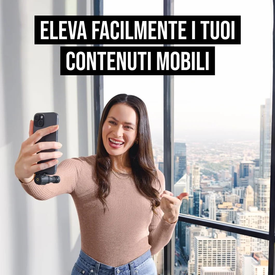RØDE VideoMic Me-C+ Microfono direzionale per dispositivi mobili USB-C (iOS e Android), perfetto per la creazione di contenuti mobili | iOS e Android, Perfetto per creazione contenuti mobili