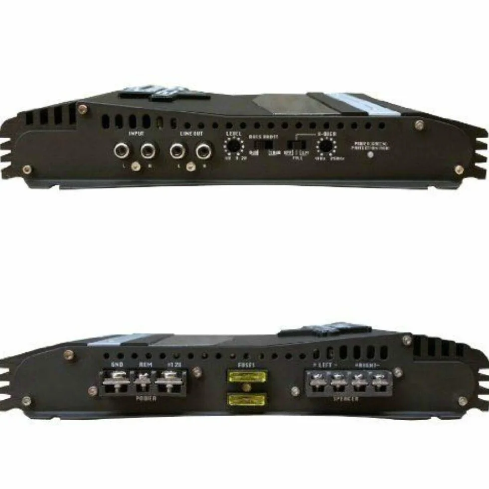 LANZAR VECTOR2010 VECTOR 2010 VCT2010 amplificatore auto a 2 canali 2 ch da 800 watt max 2 x 400 watt max con assorbimento 40 ampere, 1 pezzo