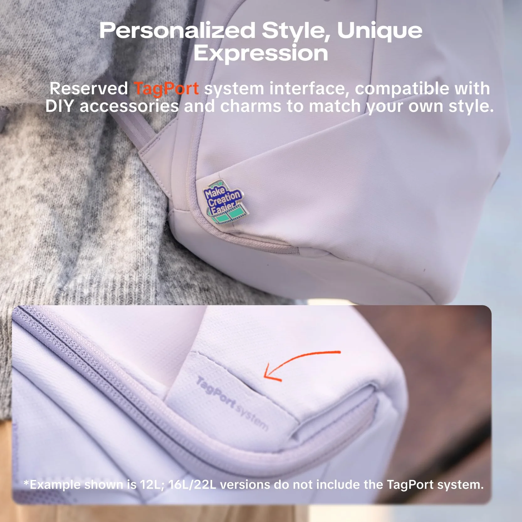 PGYTECH OneGo Lite Zaino per Fotocamera 12L, Piccola Borsa Fotografica Compatta per Donne e Corporature Minute, per Fotocamere Mirrorless/Reflex Sony/Canon/Nikon, Resistente all'Acqua (Nero)