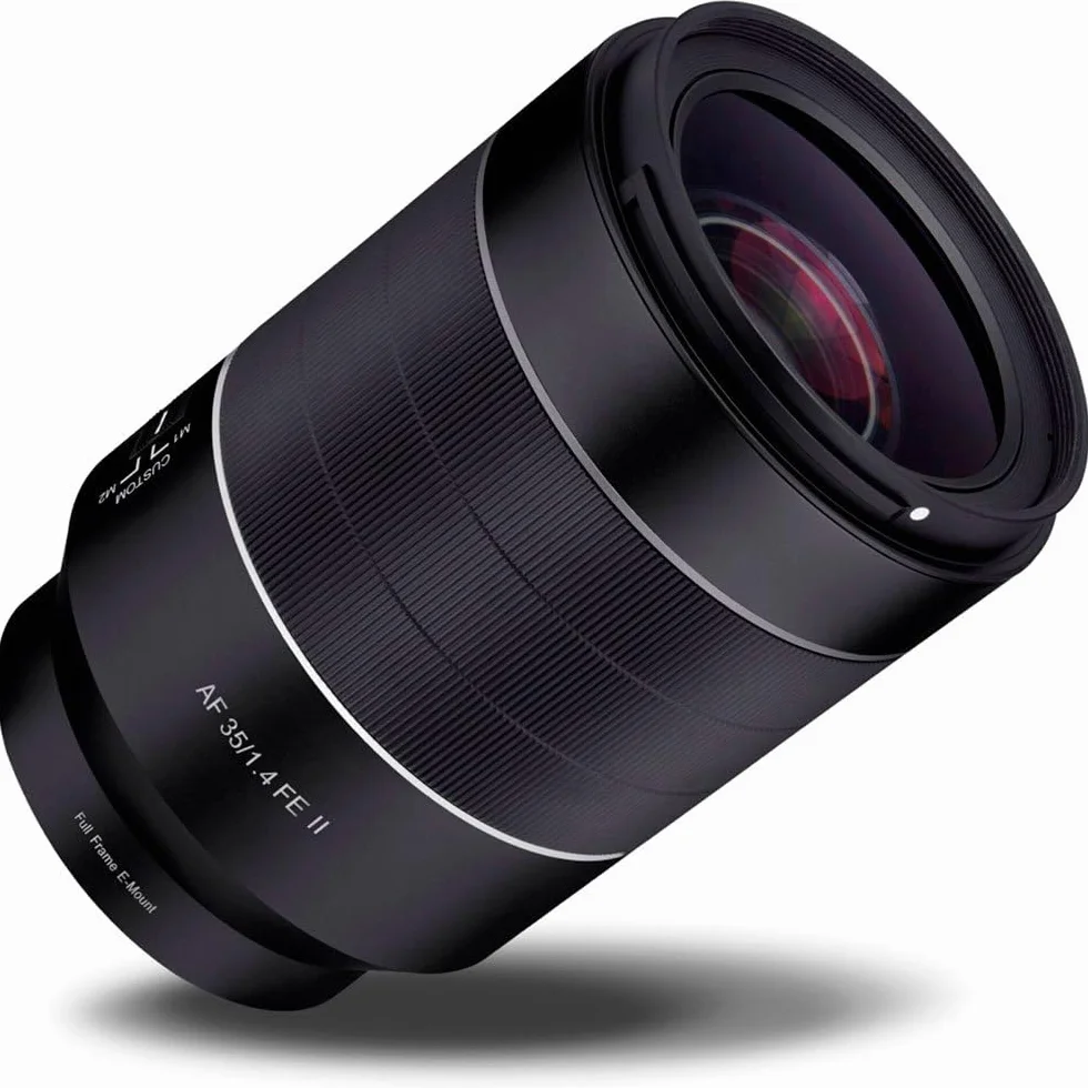 Samyang AF 35mm F1.4 II FE per Sony E - autofocus formato completo e obiettivo grandangolare APS-C lunghezza focale fissa mirrorless Sony E Mount con sistema custodia in alluminio protezione