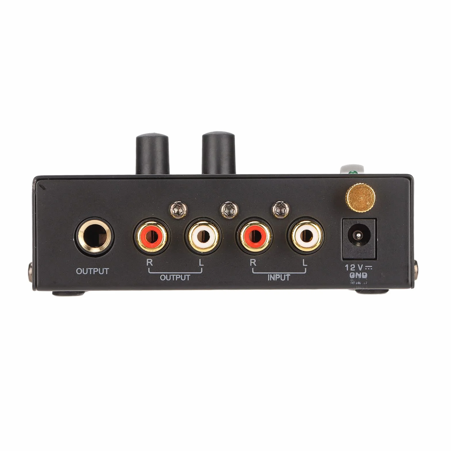 Preamplificatore Fono PP500P per Giradischi, Audio con Adattatore DC 12V