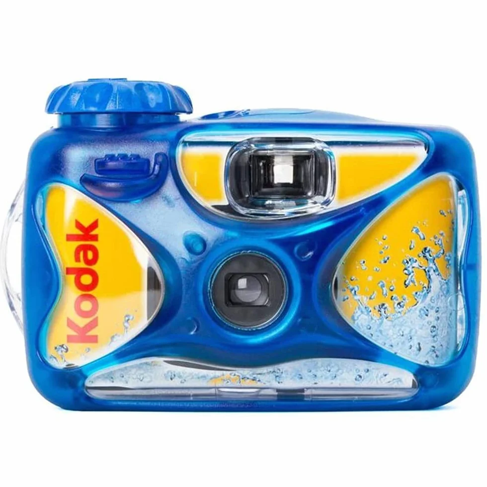 Kodak Fotocamera monouso subacquea sportiva monouso con pellicola a 800 velocità a 27 esposizioni (confezione da 3)