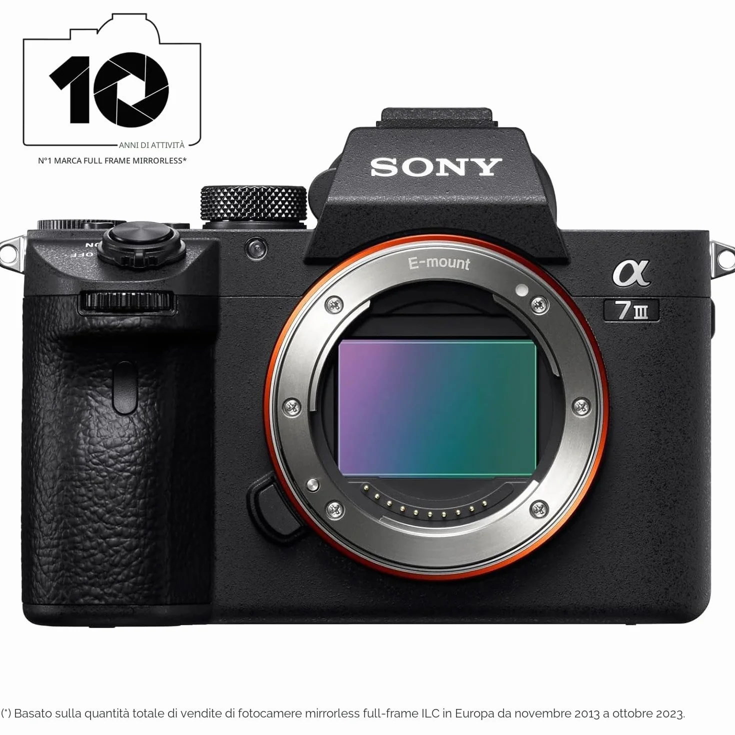 Sony Alpha 7 III Fotocamera full frame con obiettivo 28-70 mm – 24,2 MP, video 4K, autofocus veloce da 0,02 s, scatto continuo da 10 fps, stabilizzazione a 5 assi, ideale per foto e video