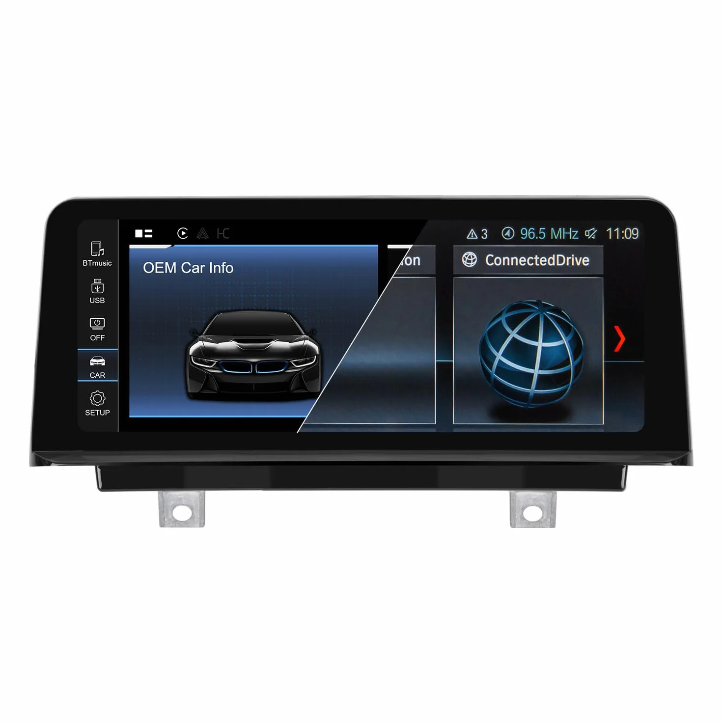 PEMP Schermo Linux per BMW Serie 3 F30 X1 F48 2017-2019 EVO ID6, Supporto Wireless CarPlay Android Auto utilizzando OEM Bluetooth Chiamata e Musica