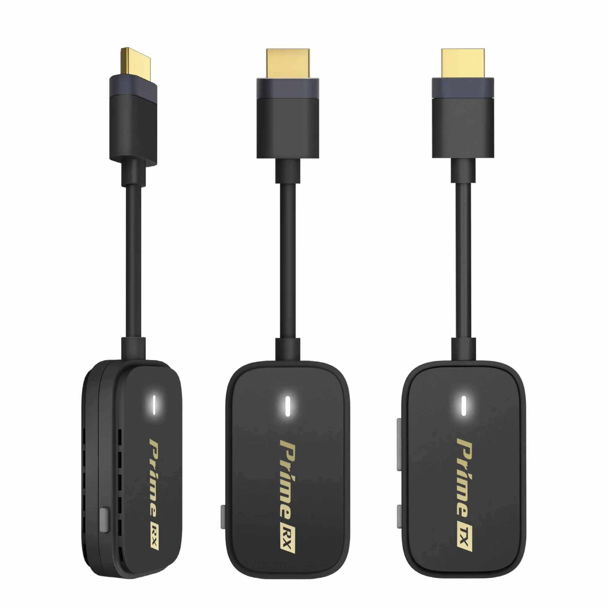 EZCast Pocket Prime Wireless HDMI - 1 trasmettitore e 2 ricevitori | Plug & Play Dual Band 2.4G/5G Extender HDMI portatile per laptop, TV, proiettore e giochi - Gamma 262 piedi, uscita 1080P