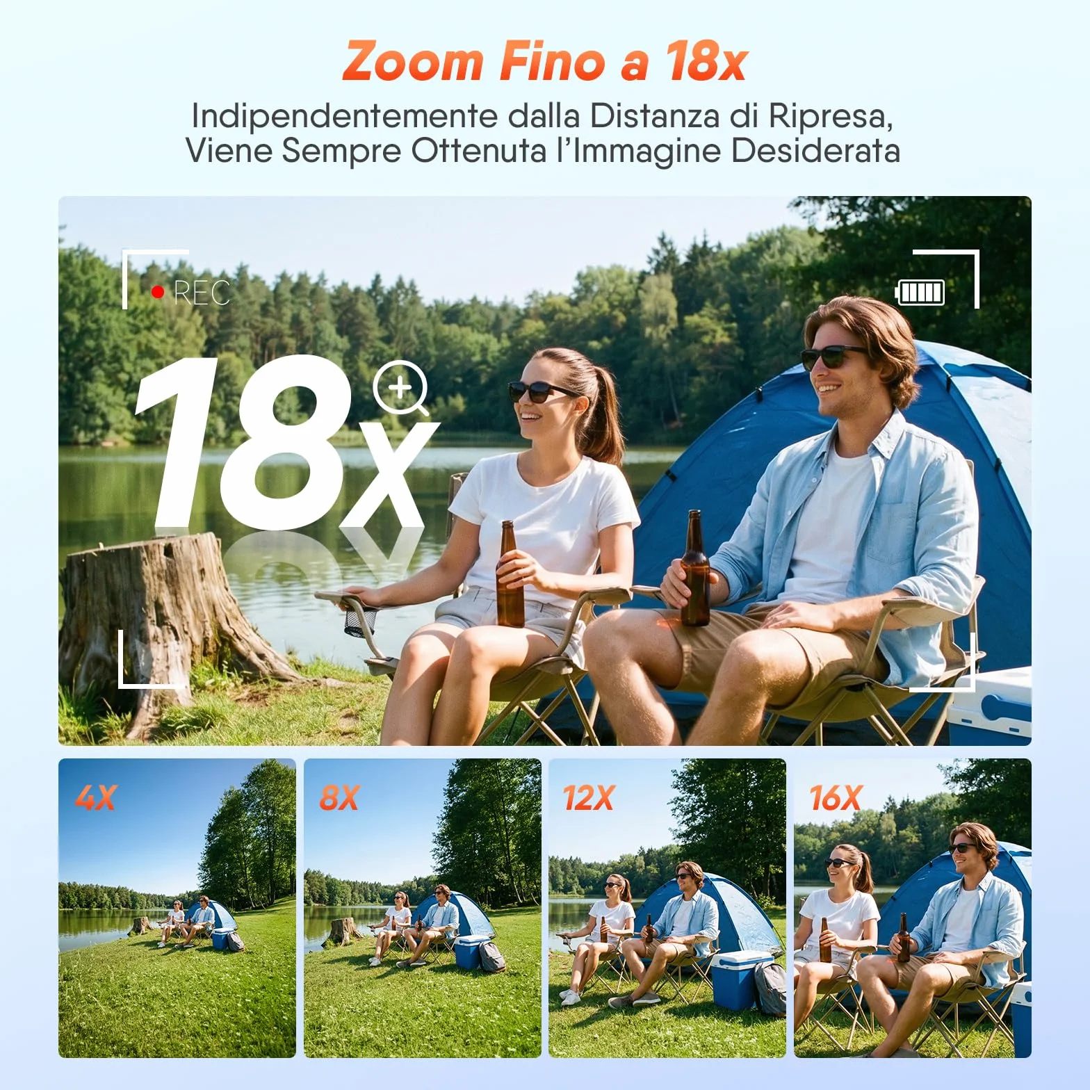 Macchina Fotografica Subacquea, Rollei Sportsline 64 Pro Fotocamera Subacquea Digitale 5K 64MP Telecamera Impermeabile con Sensore Sony 21MP Zoom Digitale 18X per Snorkeling Immersioni Nuoto