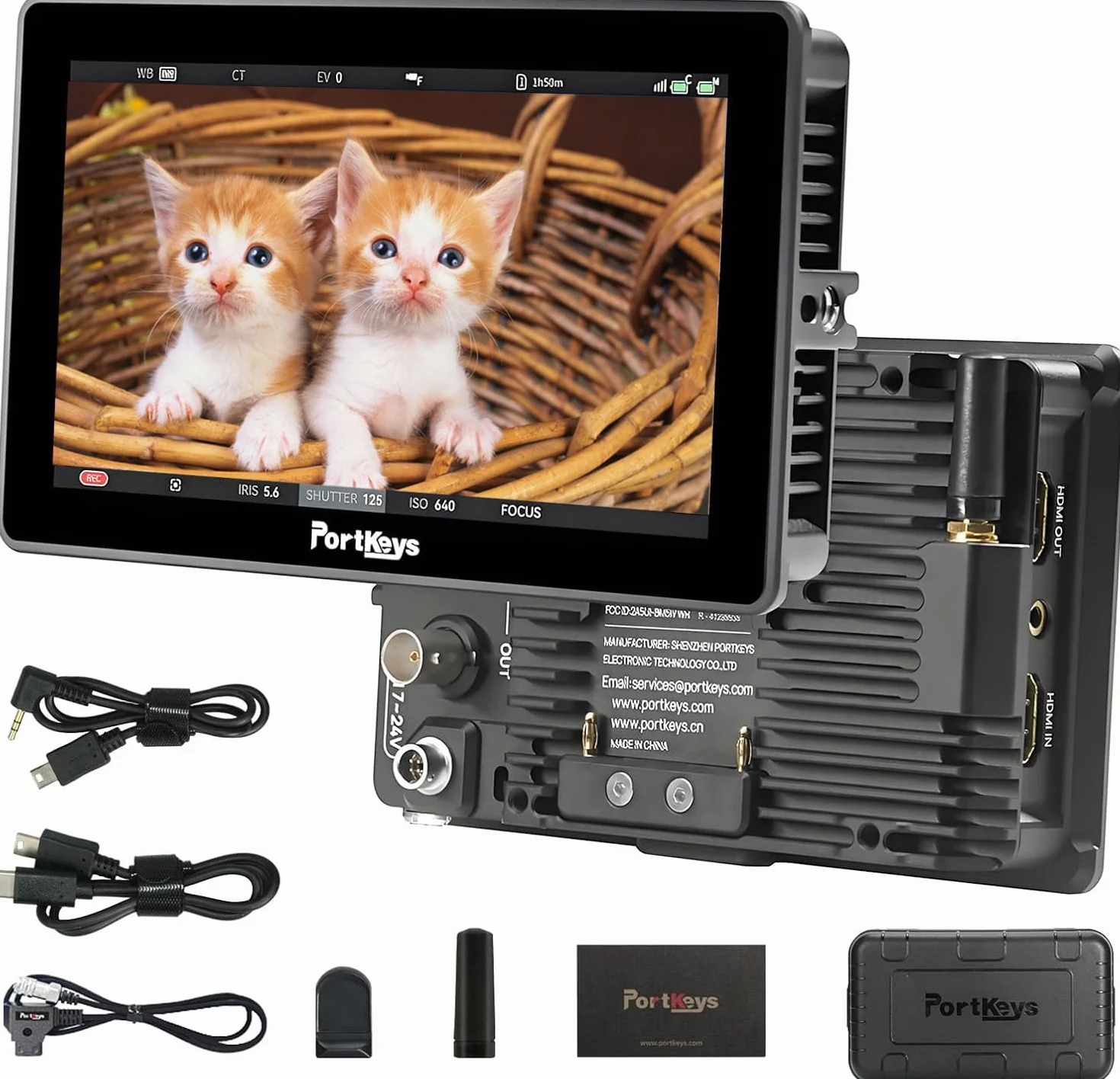Portkeys BM5 IV 5,5 pollici Wide-Color Gamut On Camera Monitor