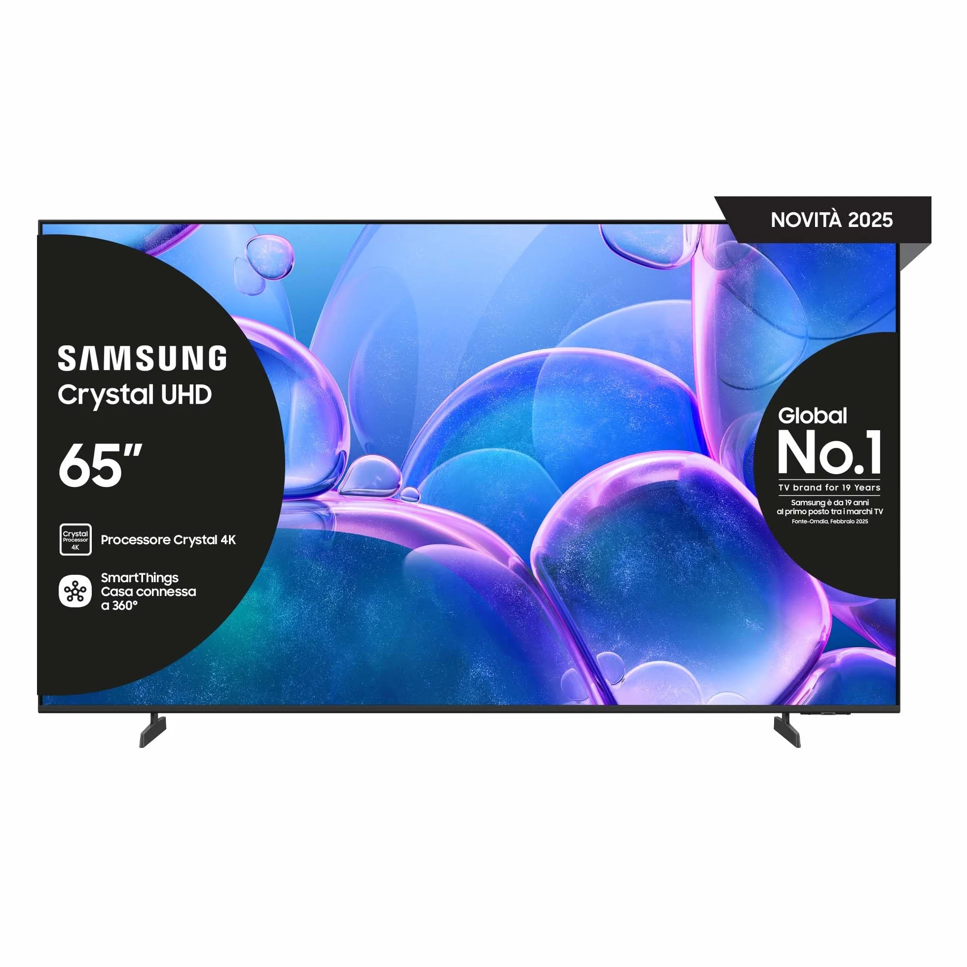 Samsung UE65U7000FUXZT 65'' Crystal UHD 4K Smart TV, HDR, OTS Lite, Adaptive Sound
